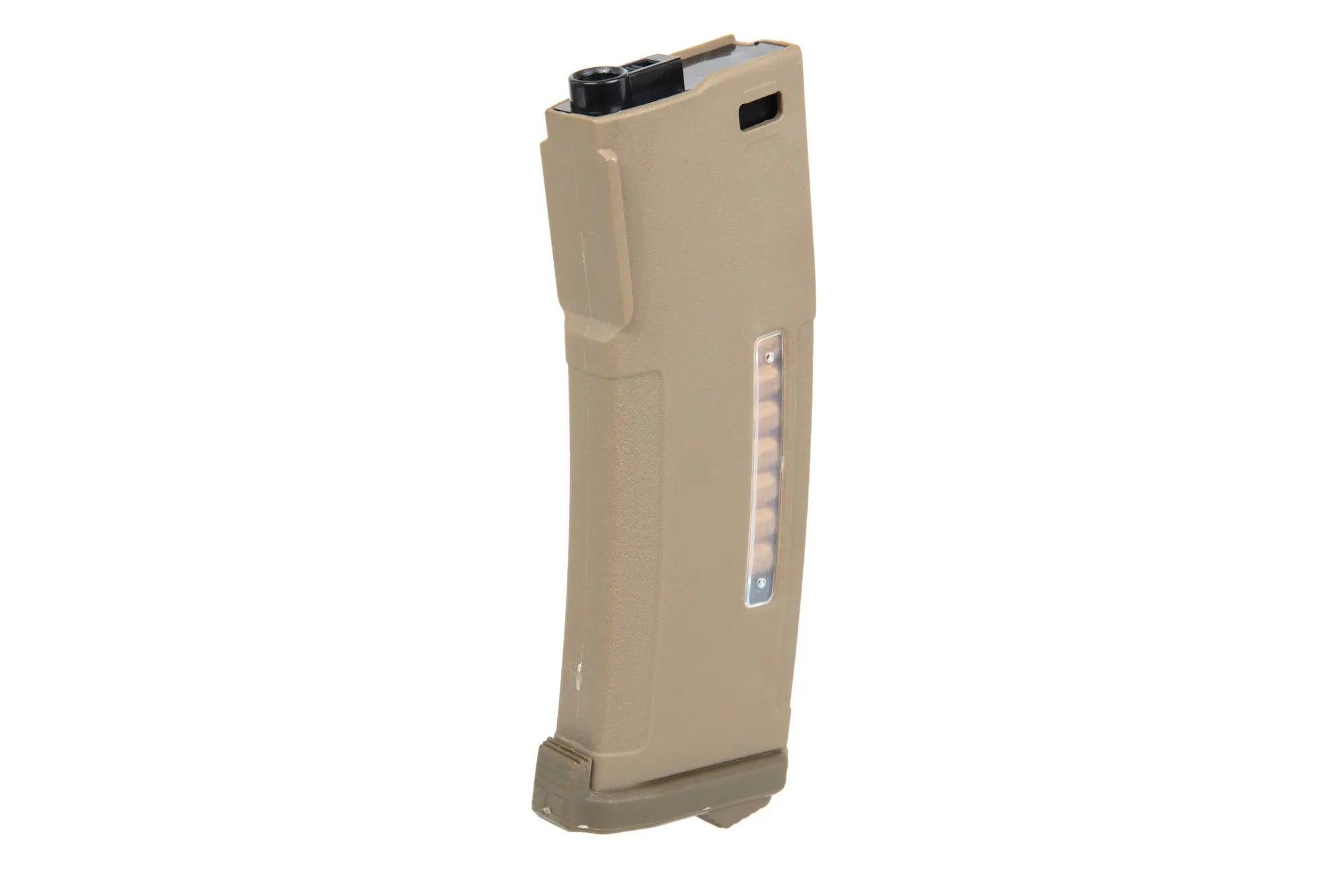 Polymer Mid-Cap magazine for 175 Tornado BBs with dummy cartridges for M4/M16 Tan replicas