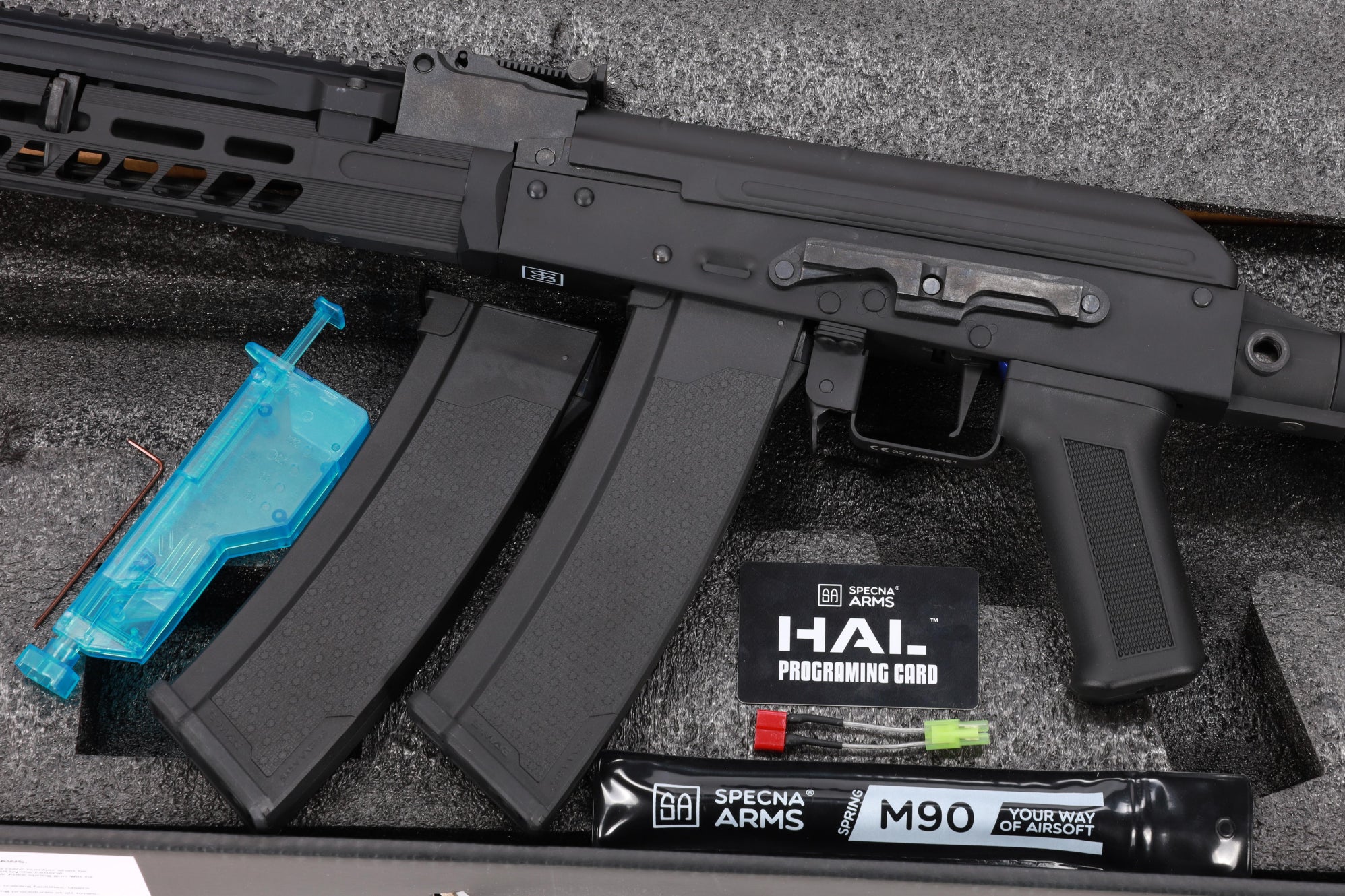 SA-J06 EDGE HAL ETU airsoft rifle with Magnus TDC chamber