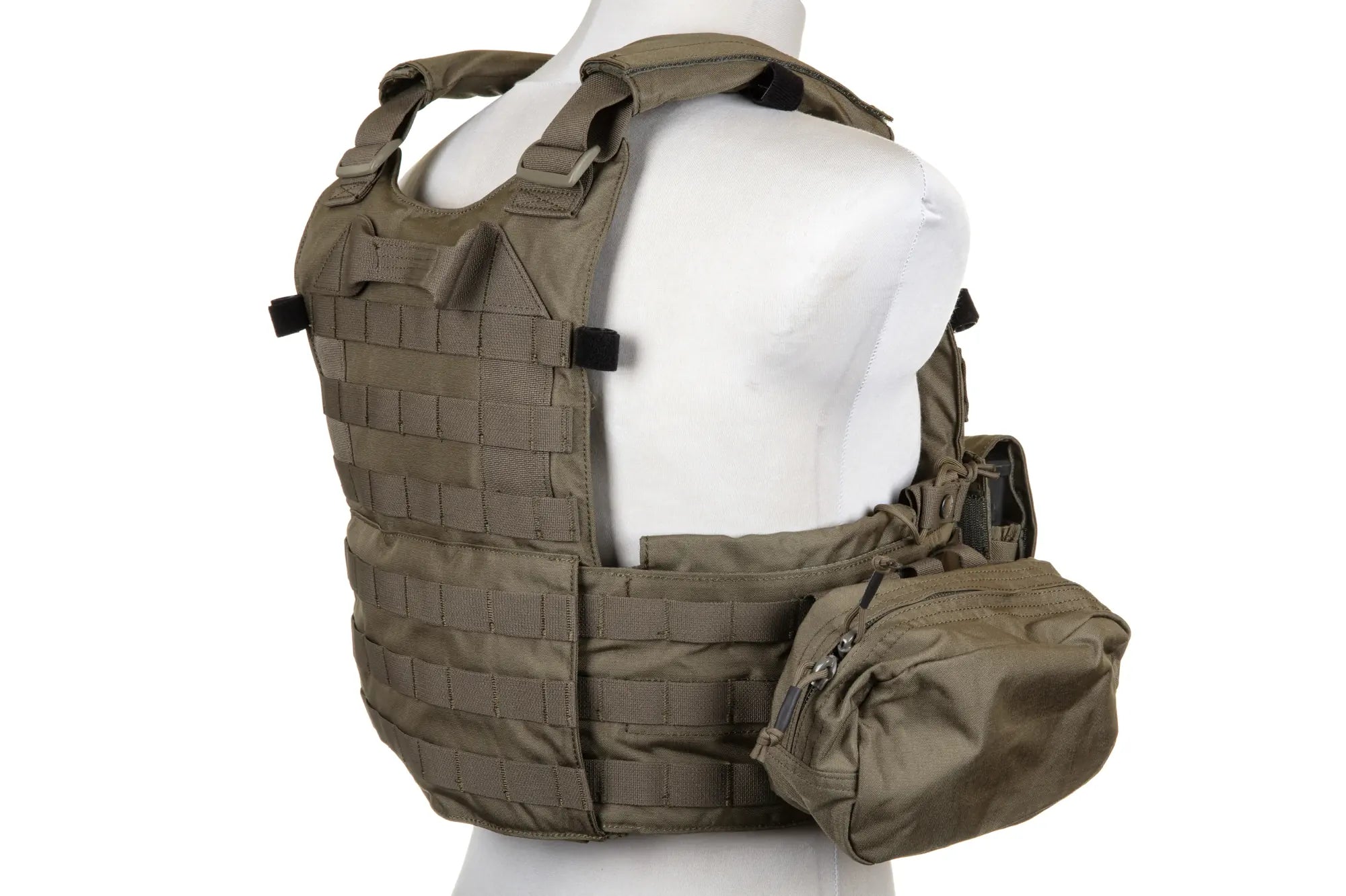 Emerson Gear 6094A Style Plate Carrier waistcoat with Ranger Green cargo kit-3