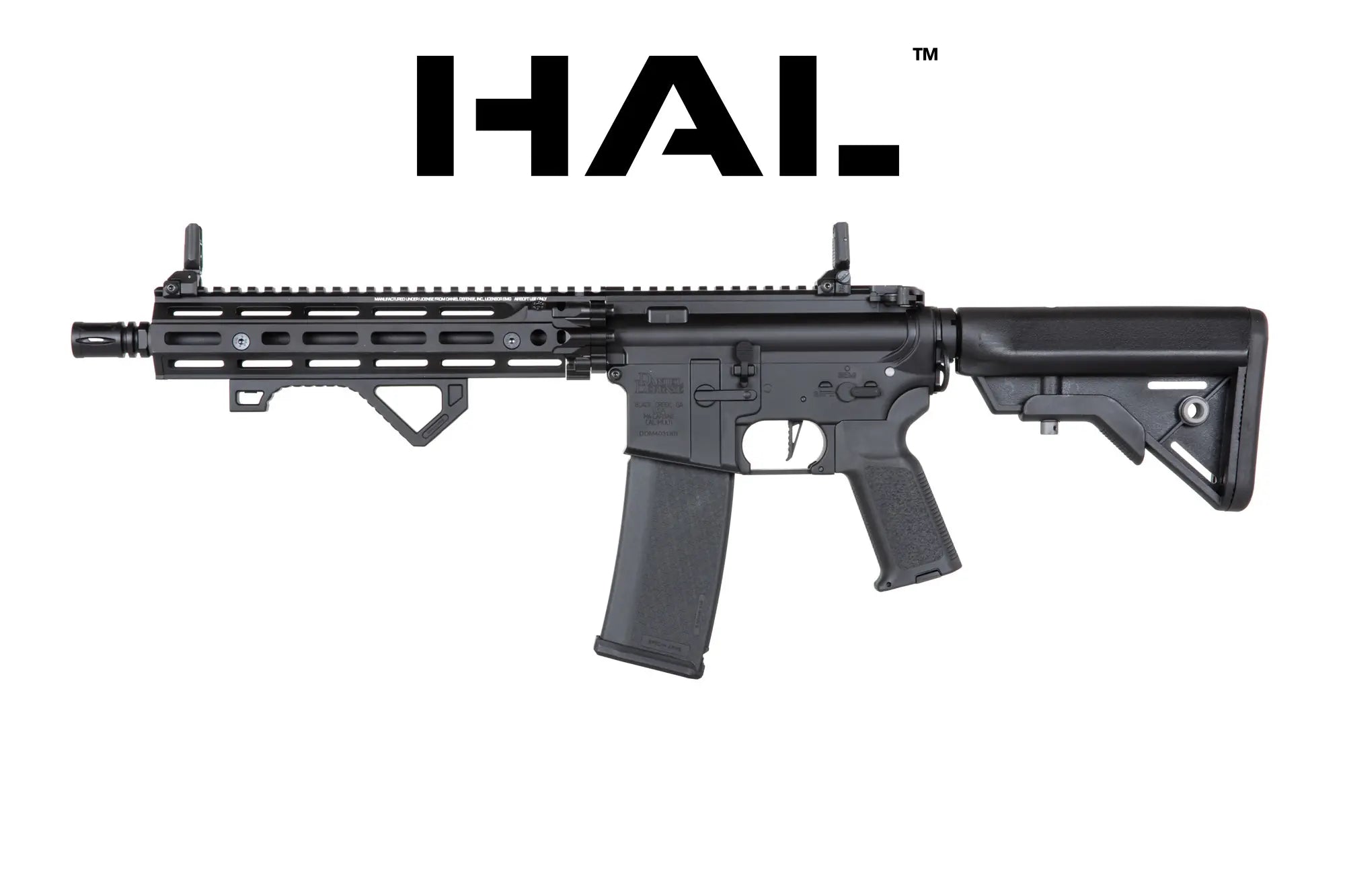 Daniel Defense® SA RISIII 10.5'' EDGE™ HAL ETU™ airsoft rifle Black-3