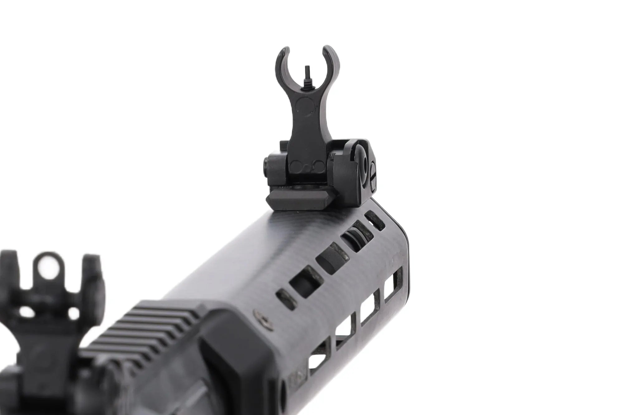 King Arms x Lancer Systems airsoft Carbine L15 LCH7 8" Real Carbon Black-5