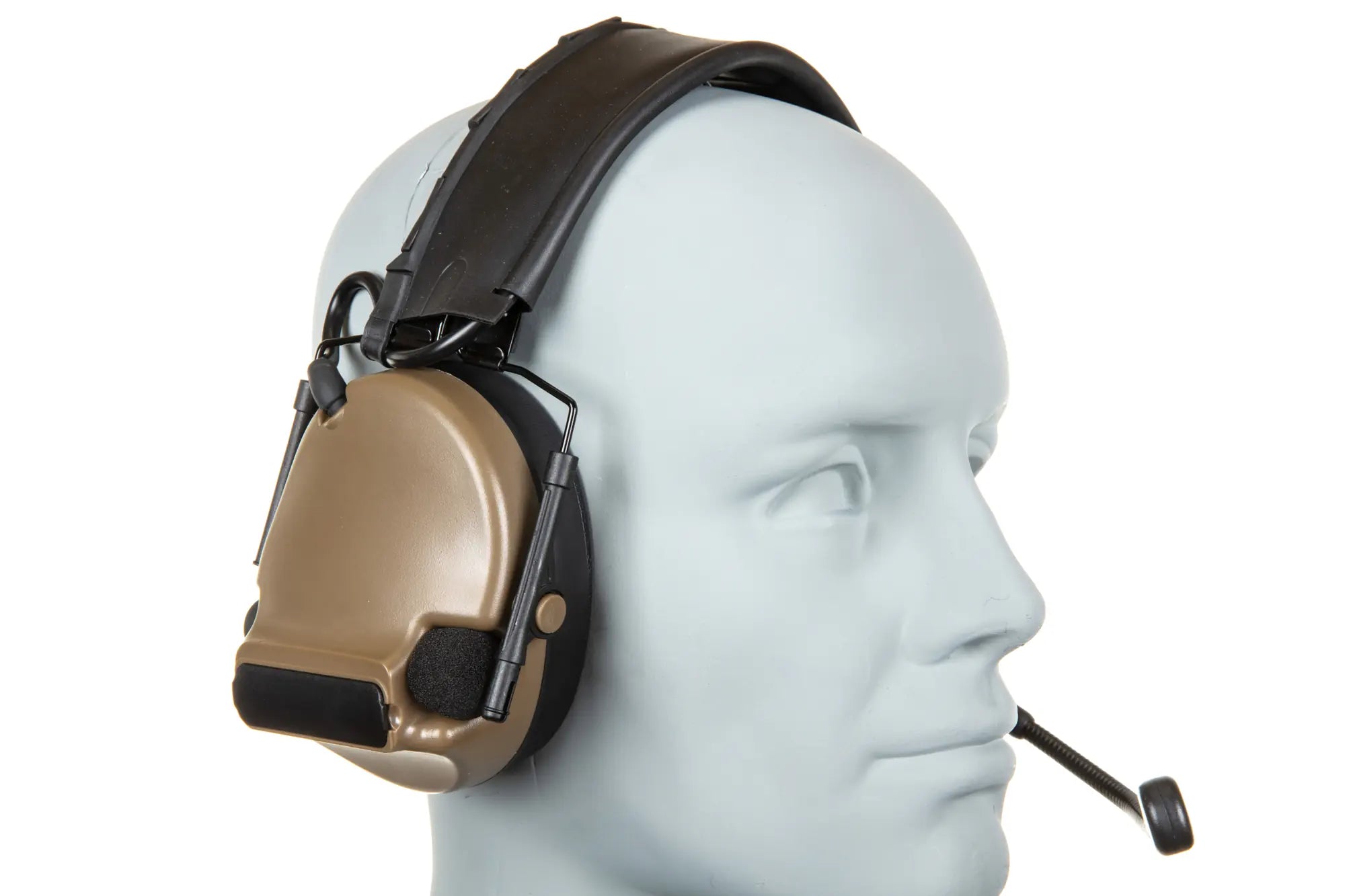 Wosport C5 HD-14-A Tan tactical headset-1