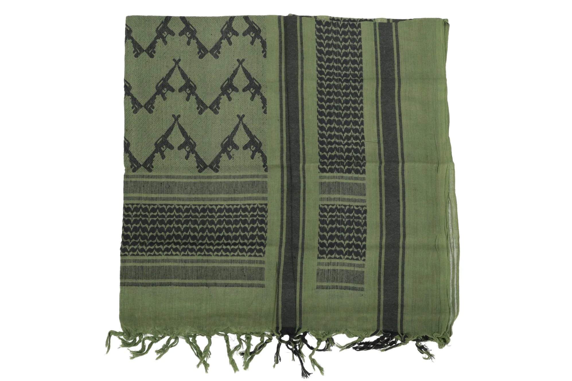 Specna Arms Shemagh Double Gun Sling Black and Green-1