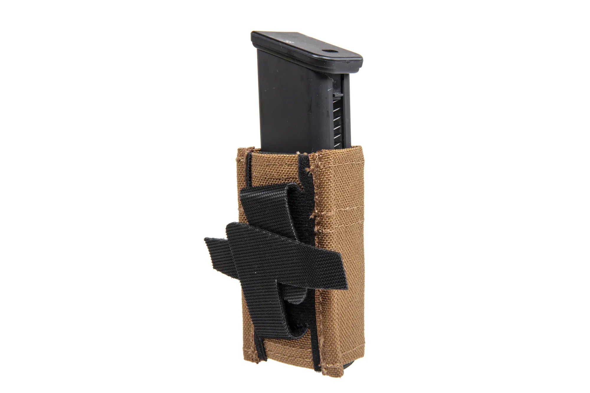 Angled pistol magazine pouch Wosport Coyote Brown-2