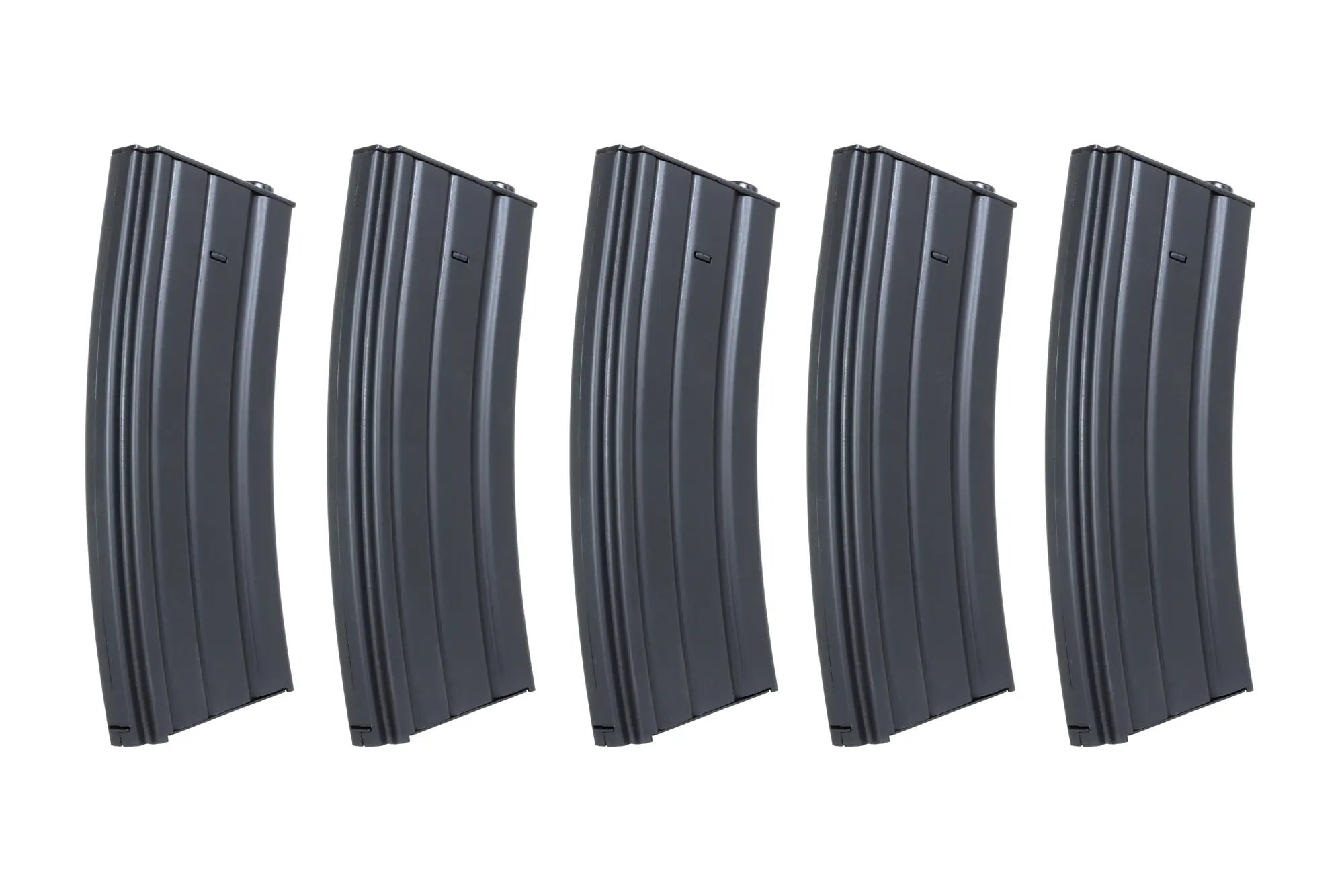 Set of 5 metal mid-cap magazines 120 rounds