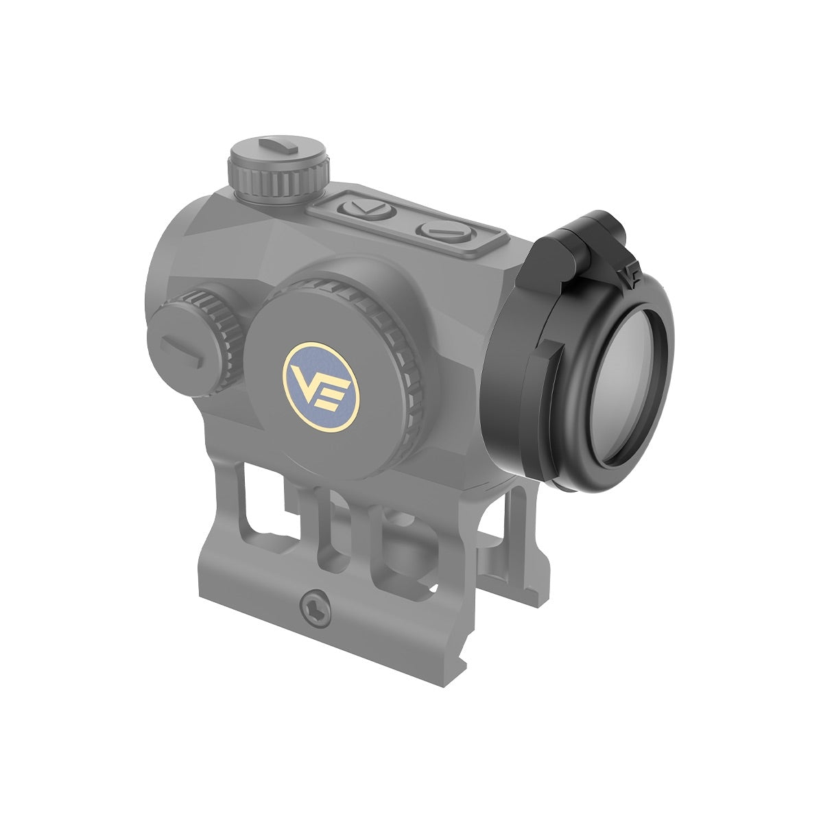 VO Flip-Up Transparent Lens Cover - 28 mm
