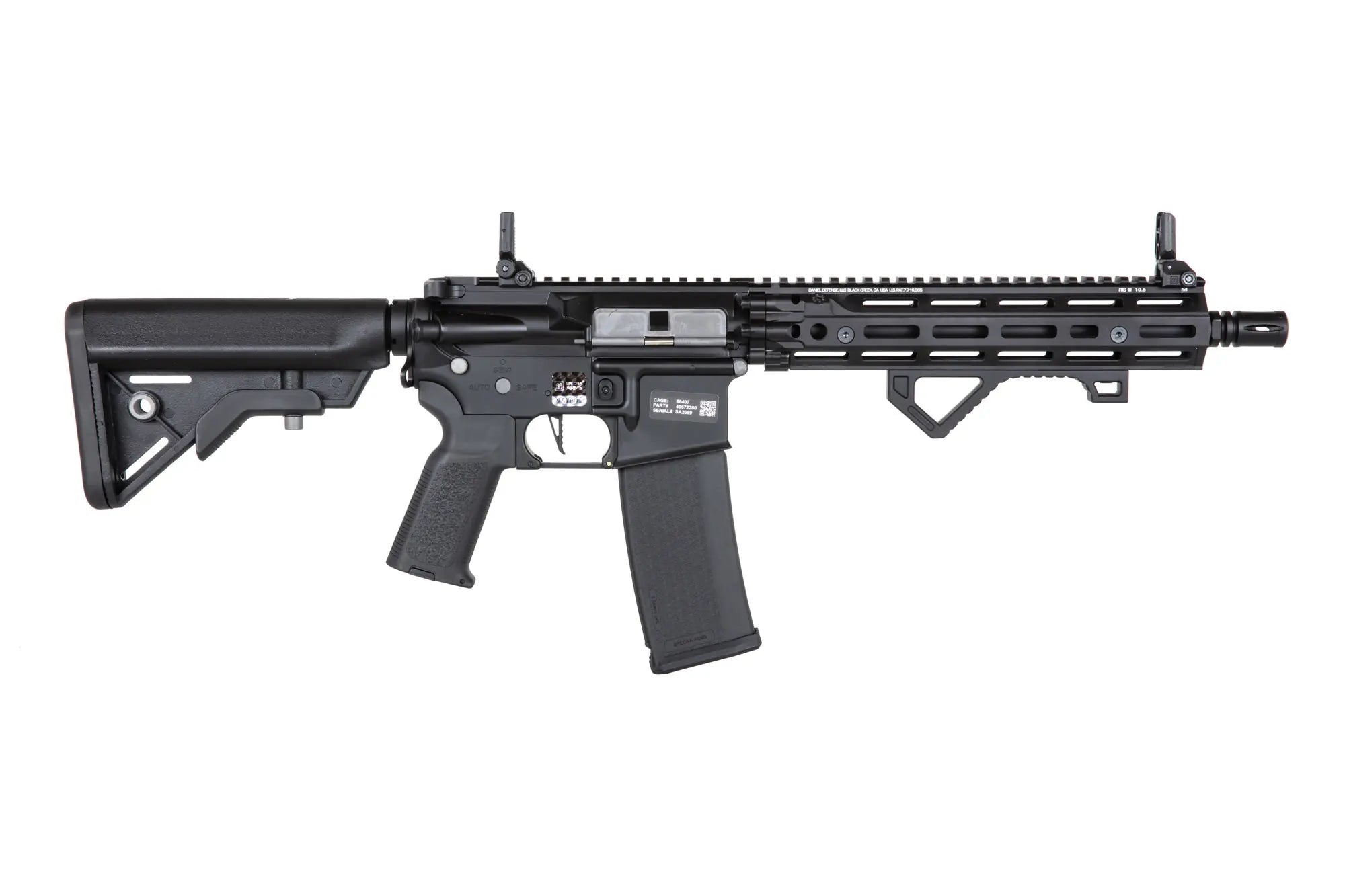 Daniel Defense® SA RISIII 10.5'' EDGE™ HAL ETU™ airsoft rifle Black-4