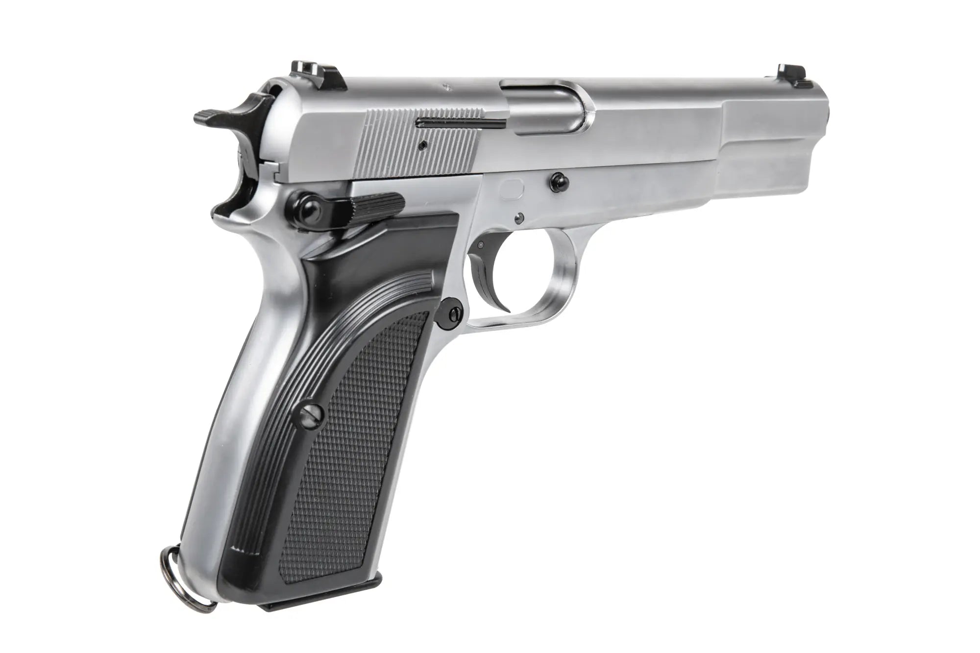 EC Browning Hi Power MK III pistol replica - Silver-1