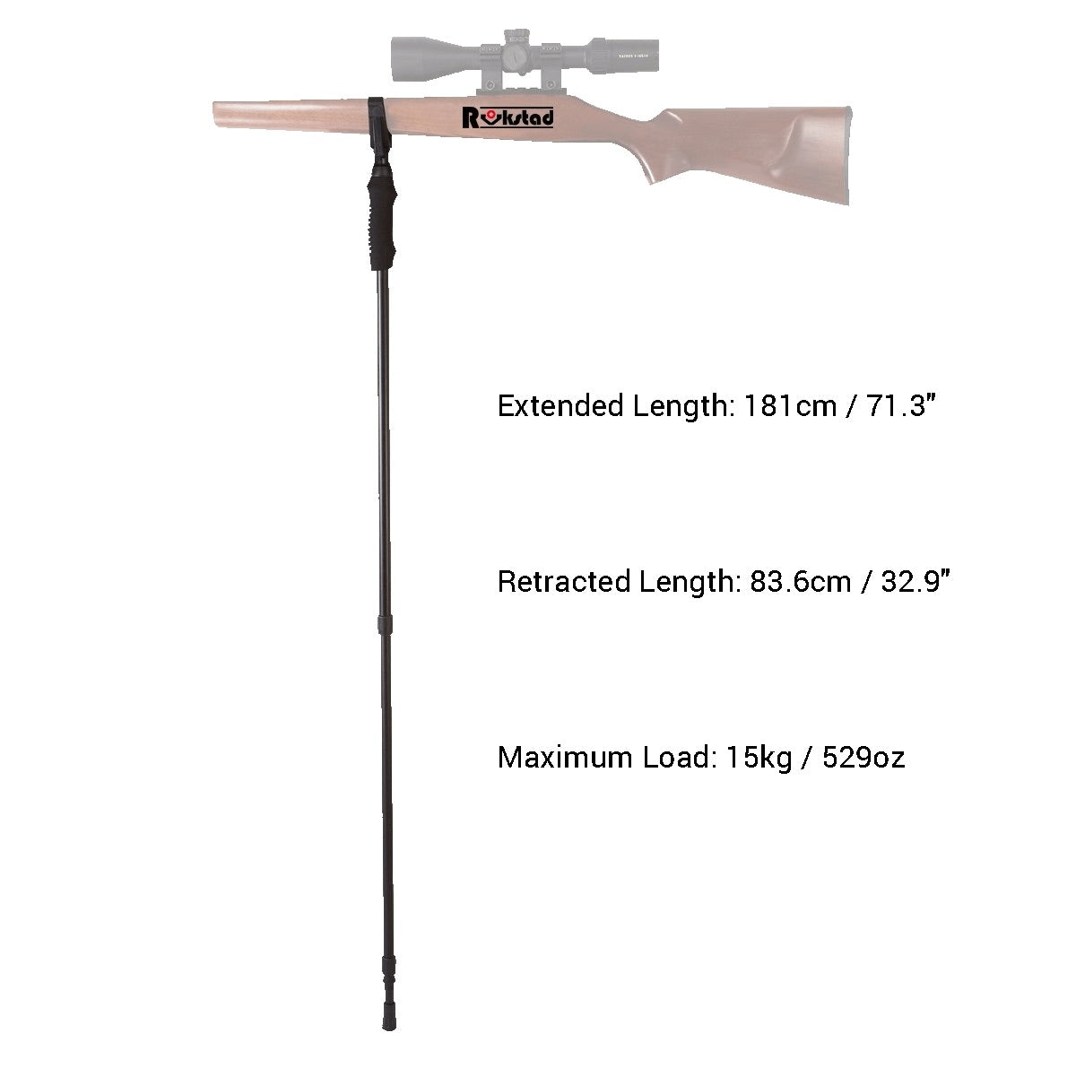 VO MAG V MOUNT Monopod - Black