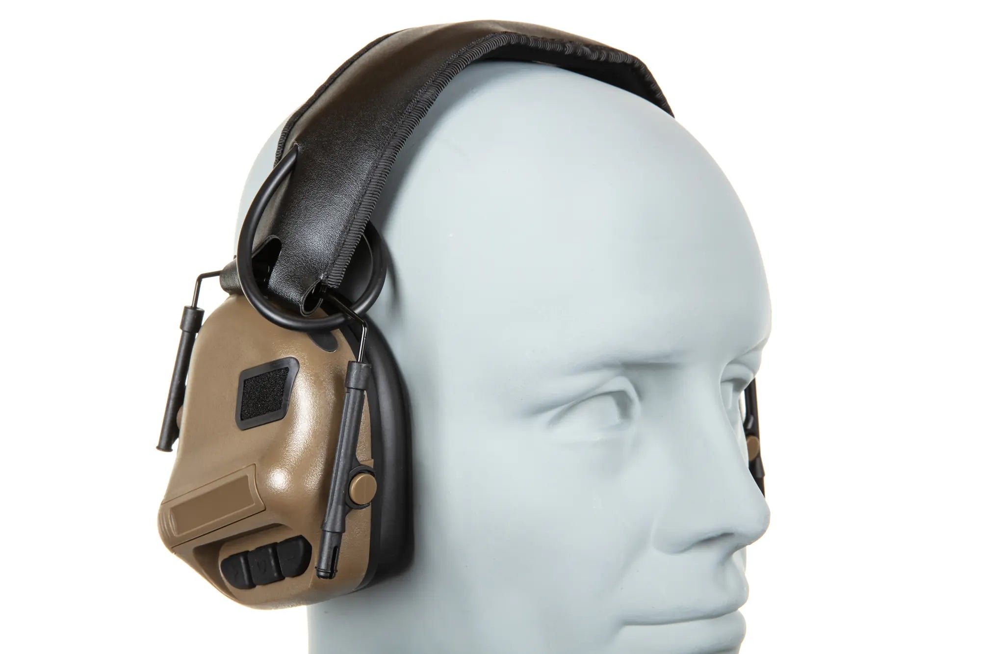 Wosport HD-12 active ear protectors IPSC Gen 5 Tan version-1