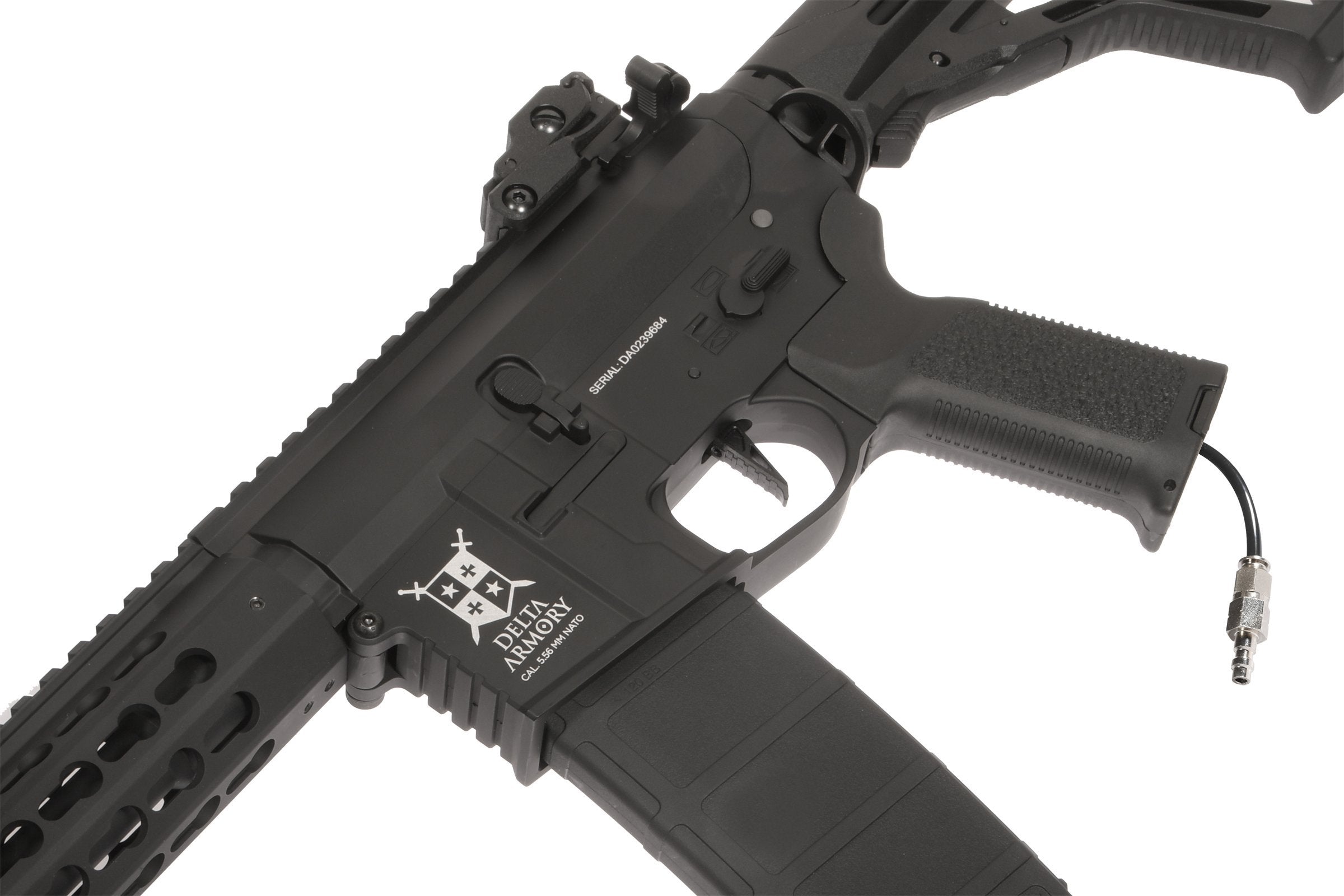 Delta Armory AR15 KeyMod 10" EAGLE HPA Pulsar D, TITAN II - Black