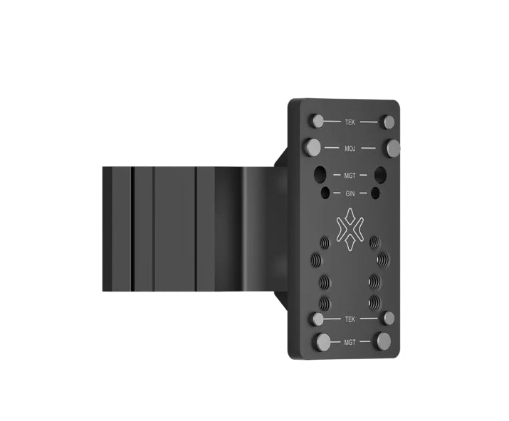 VO Universal 45° Offset Red Dot Sight RIS Mount - Black