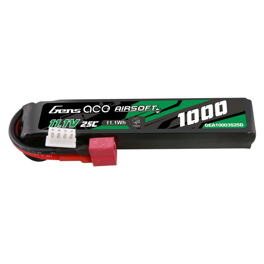 11.1V 1000mAh, 25C Li-Pol Battery T-Dean - Buffer Stick