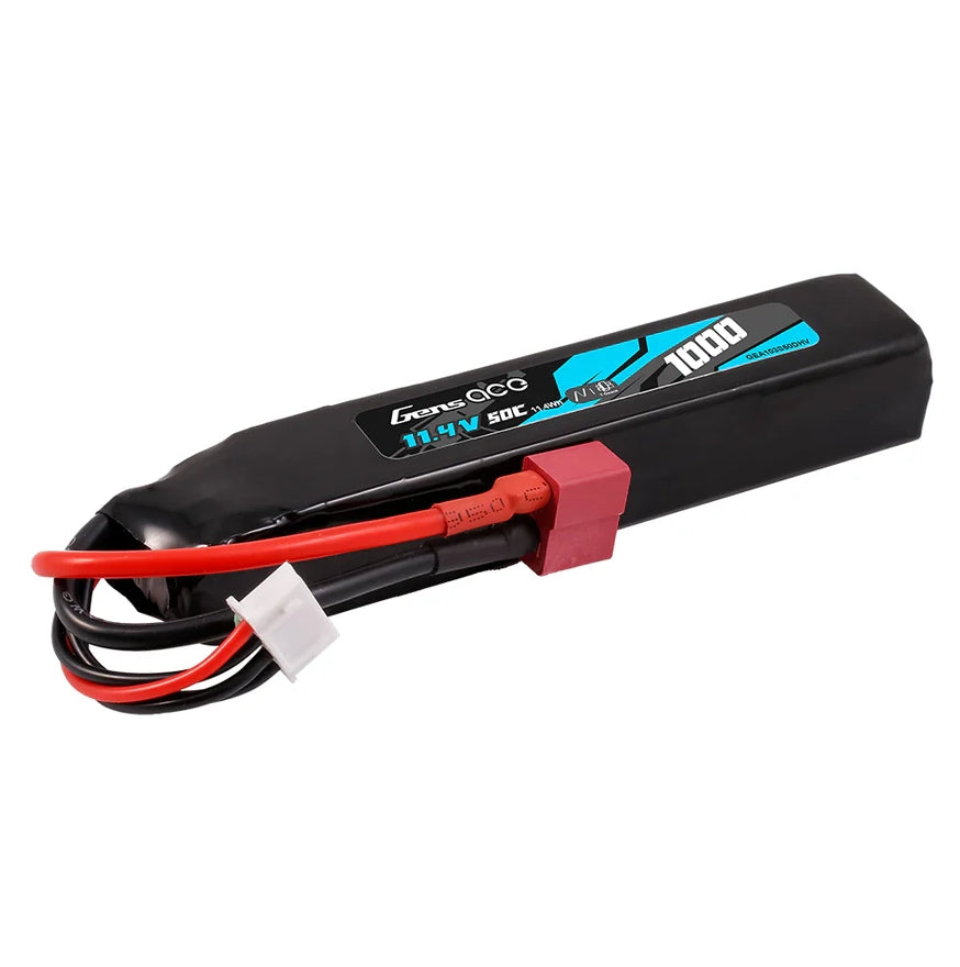 HV 11.4V 1000mAh, 50C Li-Pol Battery T-Dean - Buffer Stick