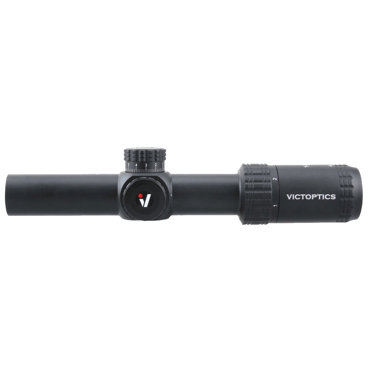 VictOptics LPVO Riflescope S6 1–6x24 plus One-Piece Mount - Black