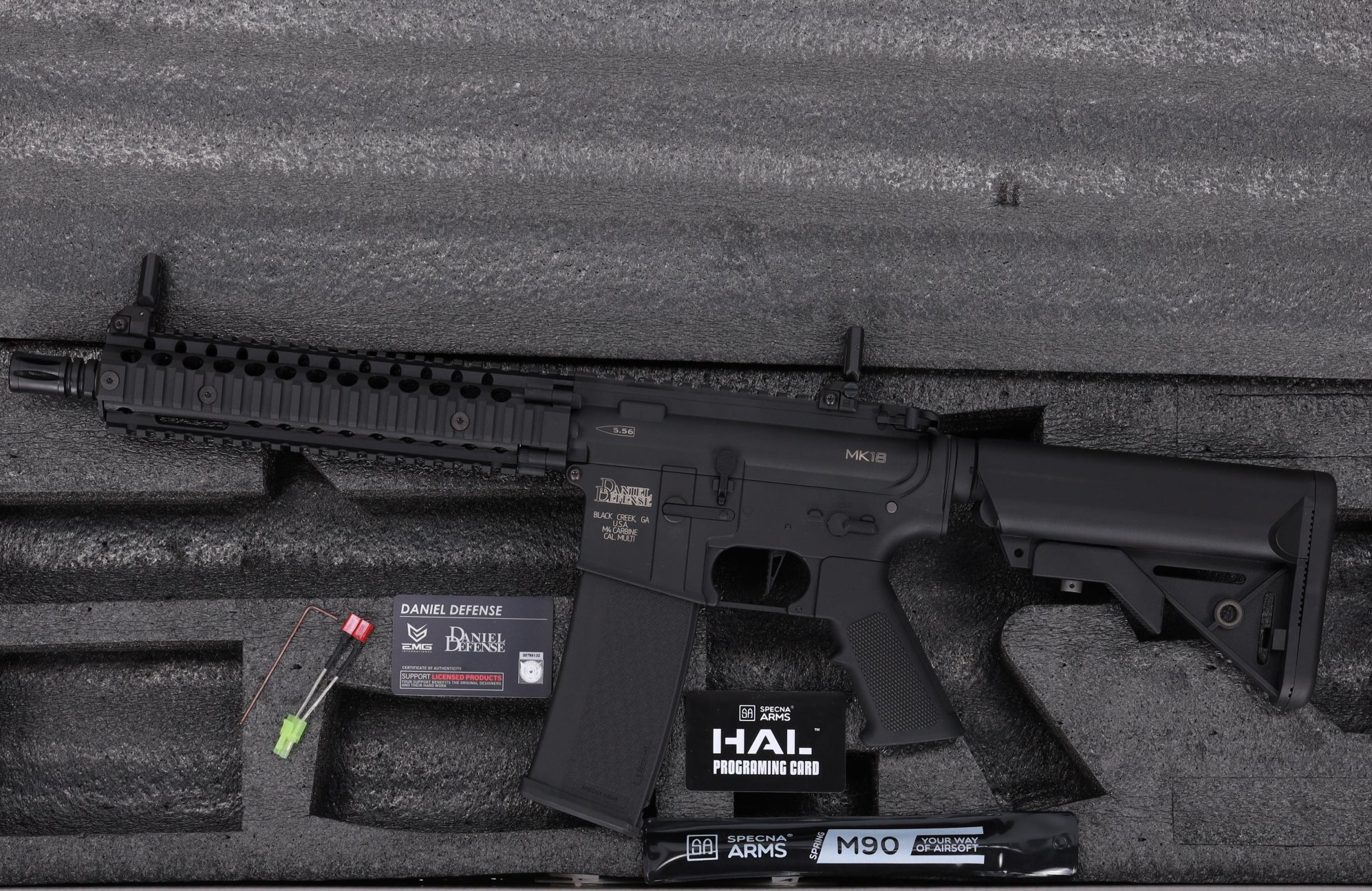 Specna Arms Daniel Defense MK18 SA-F19 FLEX Gen.2 AEG 10.5" – Black-8