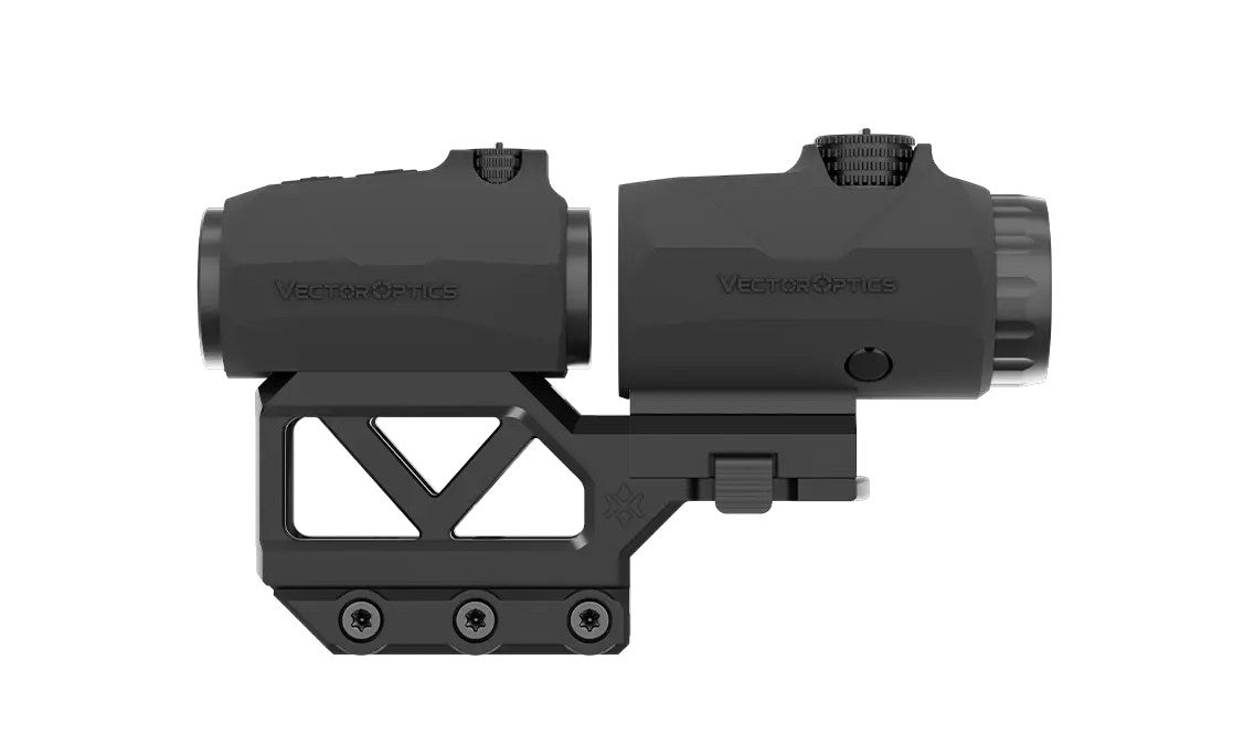 VO MAVERICK Red Dot and Magnifier Set on 1-piece RIS base - Black