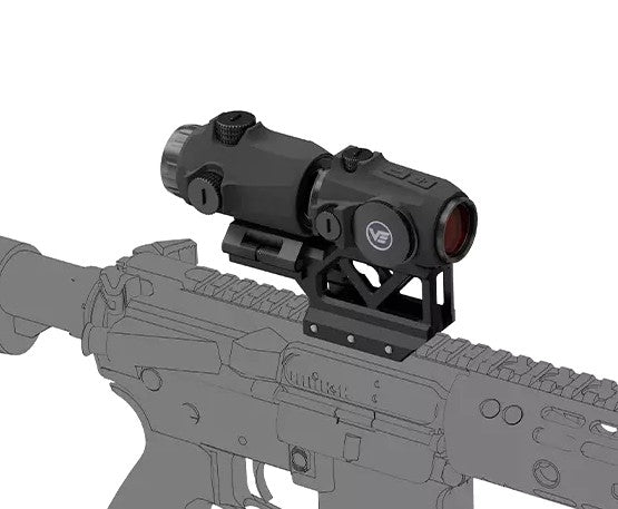 VO MAVERICK Red Dot and Magnifier Set on 1-piece RIS base - Black