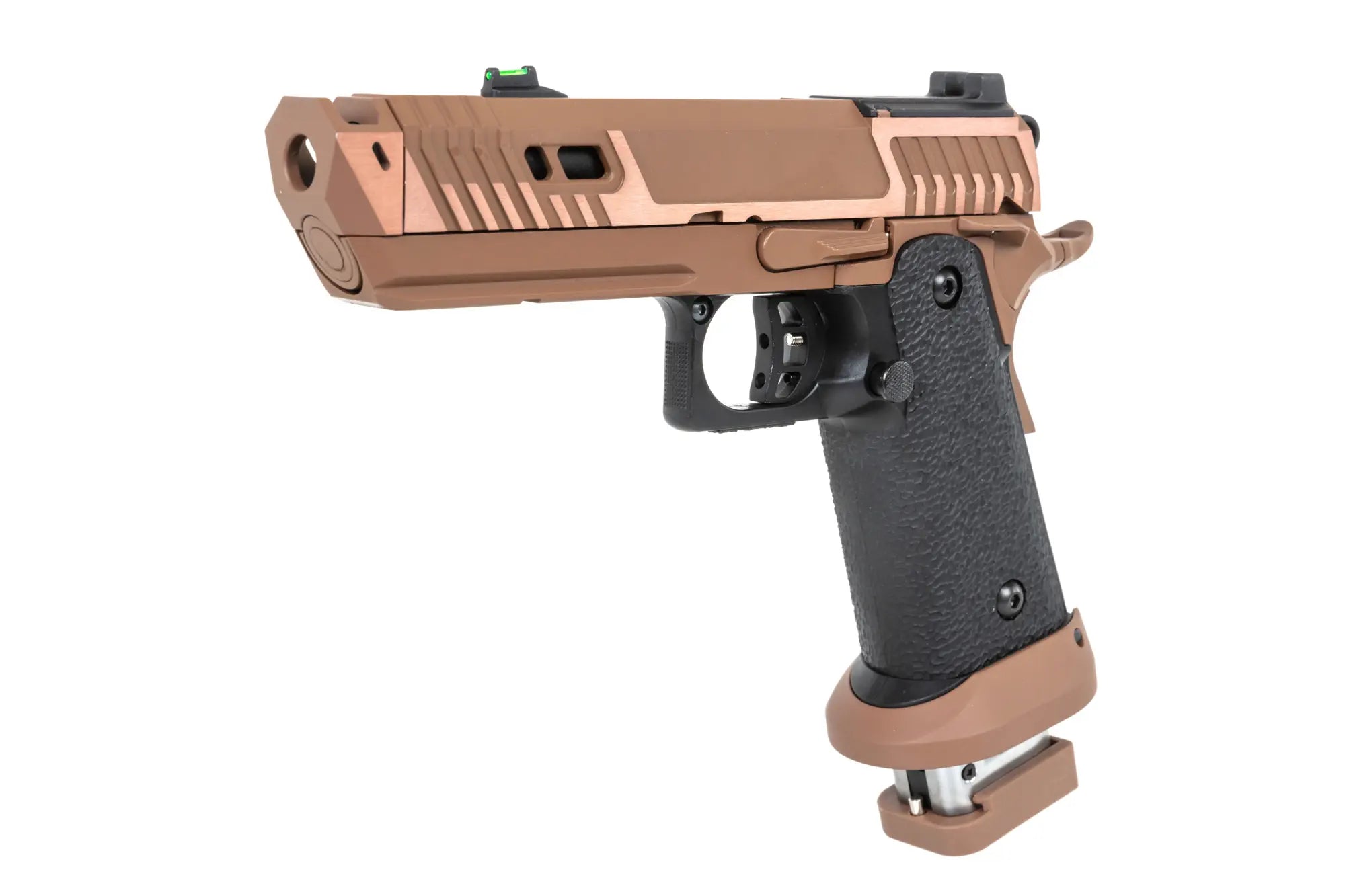 airsoft SRC Sahara Viper DUAL POWER pistol with CO2 magazine Flat Dark Earth-6