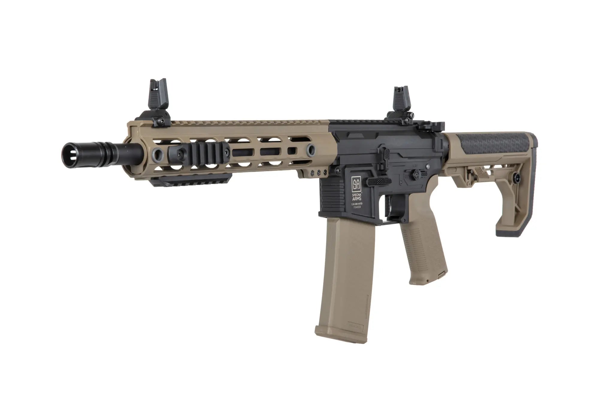 Specna Arms SA-F05-RL FLEX™ Light Ops Stock/ New Receiver HAL ETU™ Half-Tan airsoft Carbine-7