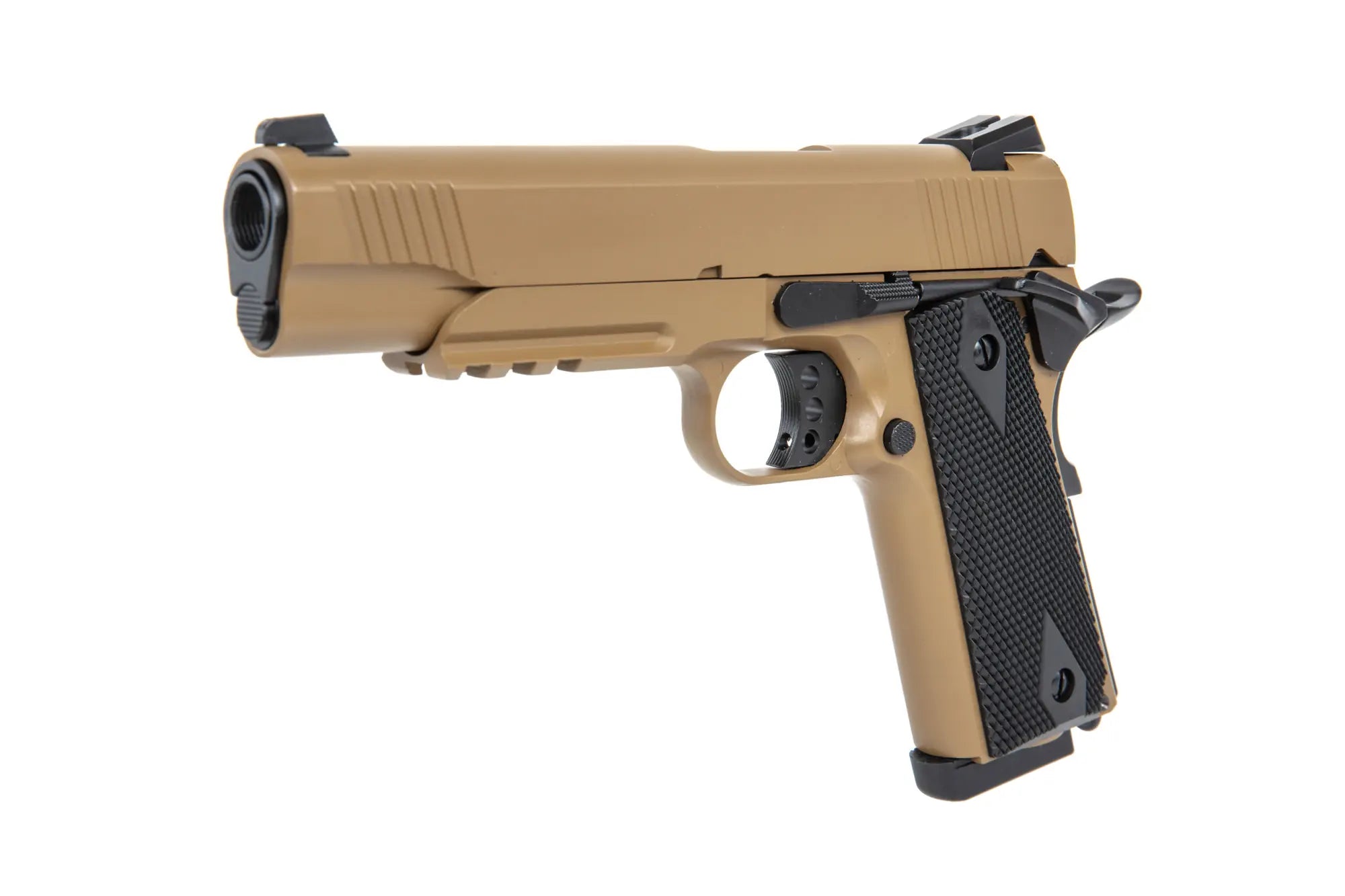 Replica of the Double Bell M1911 302 Tan pistol-6