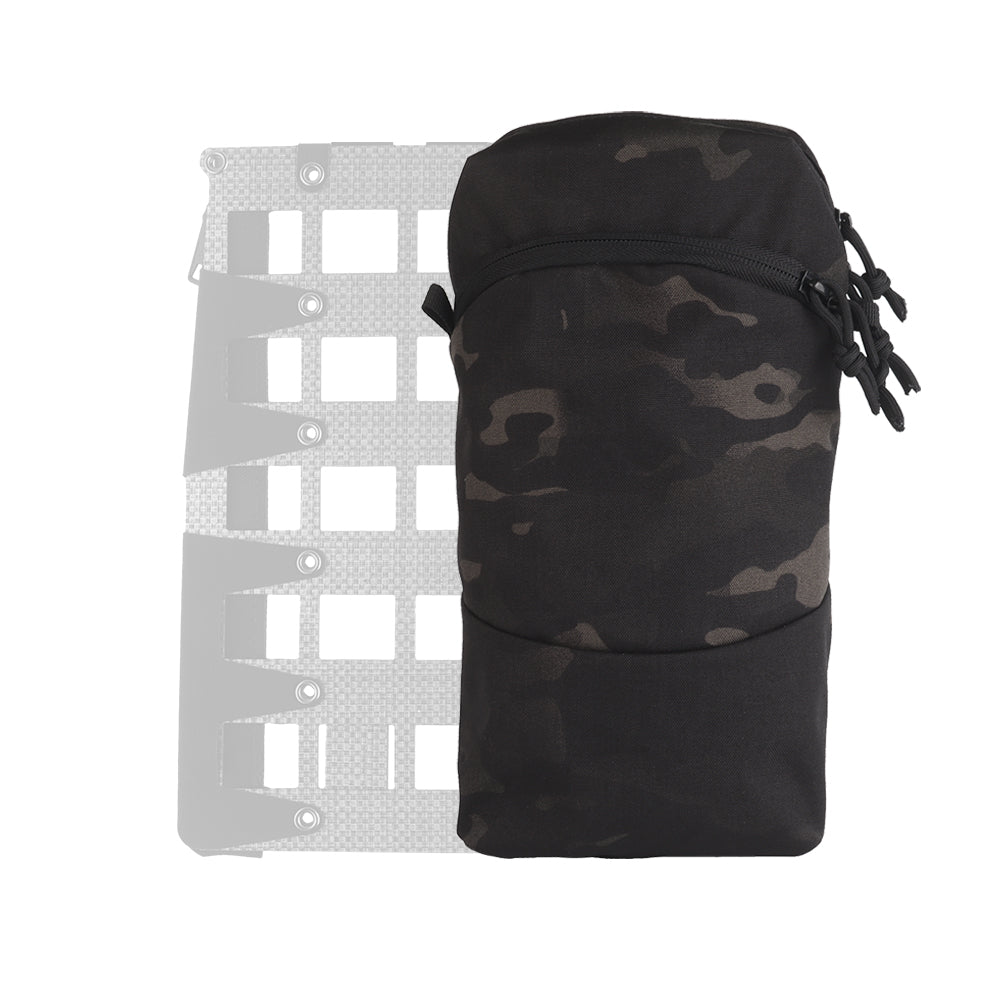 Wosport Cargo universal pocket 3x6 Vertical Laser Cut Multicam Black-3