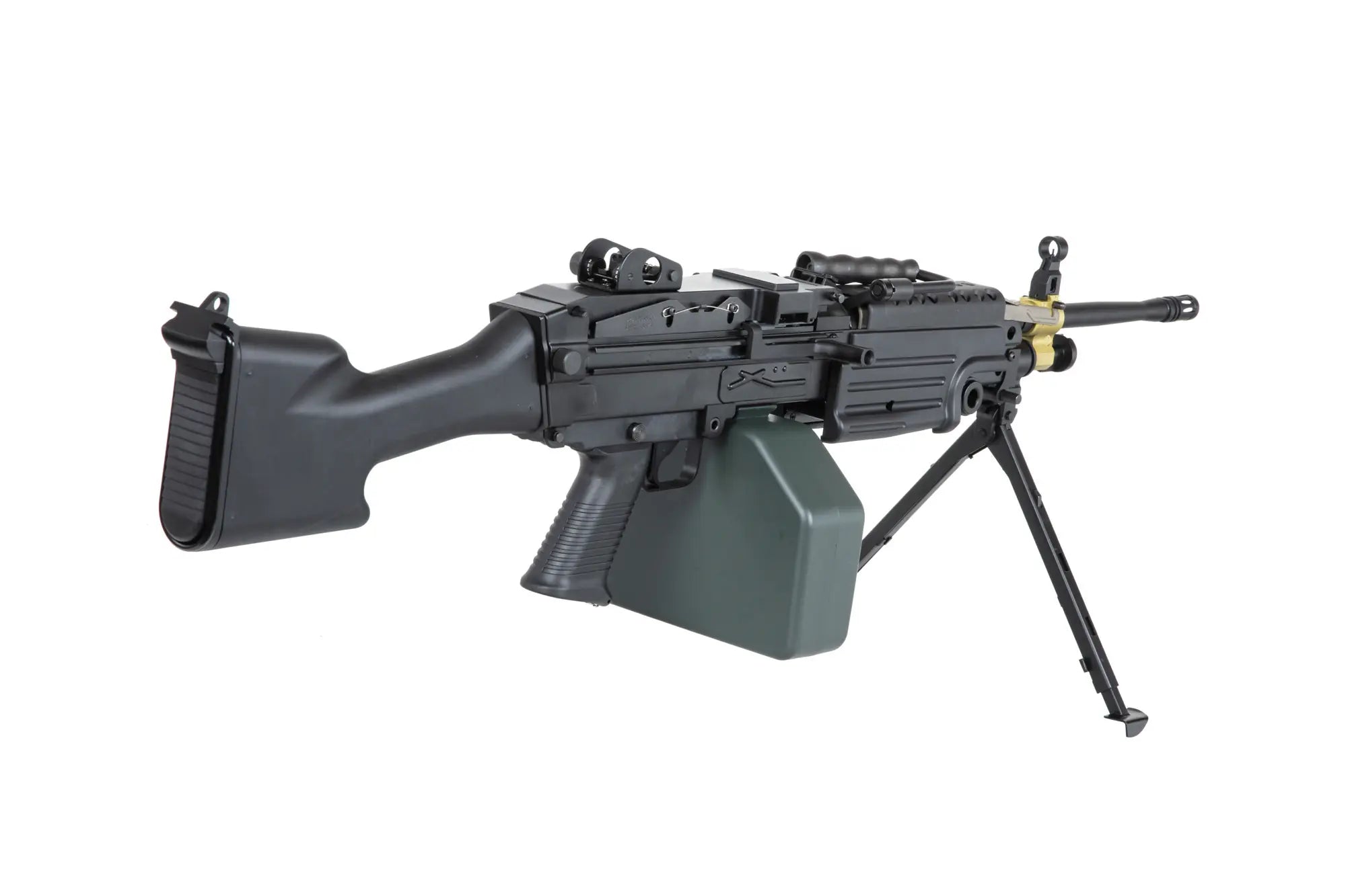 A&K Cybergun M249 MK2 Black Airsoft Machine Gun-5