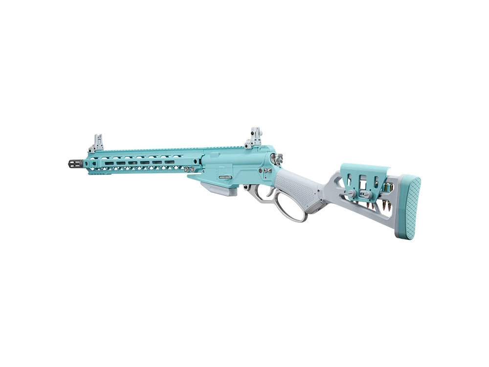 LevAR 15" GNB Airsoft Rifle - Blue / White