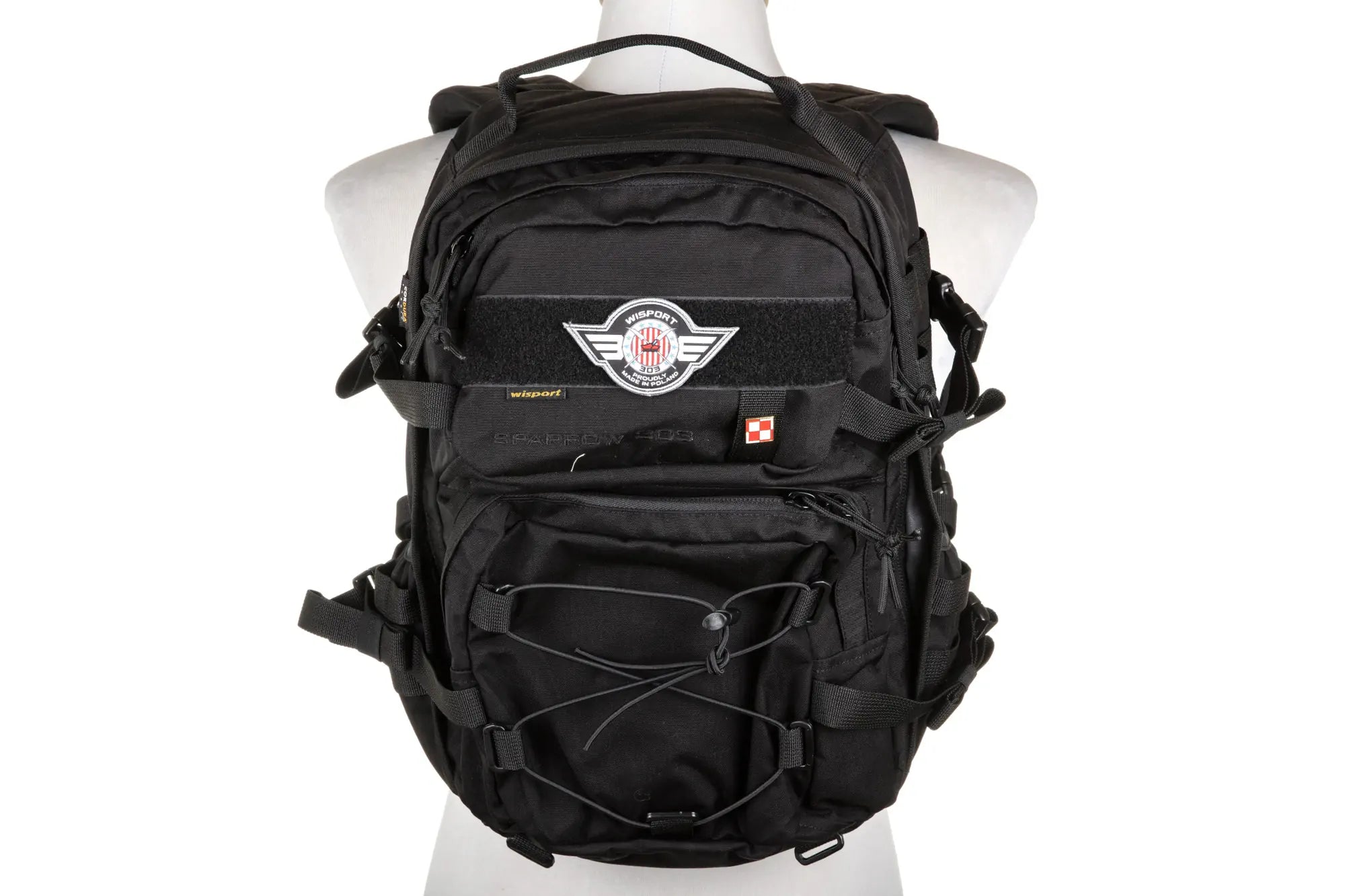 30l Wisport Sparrow 303 Backpack Black-1