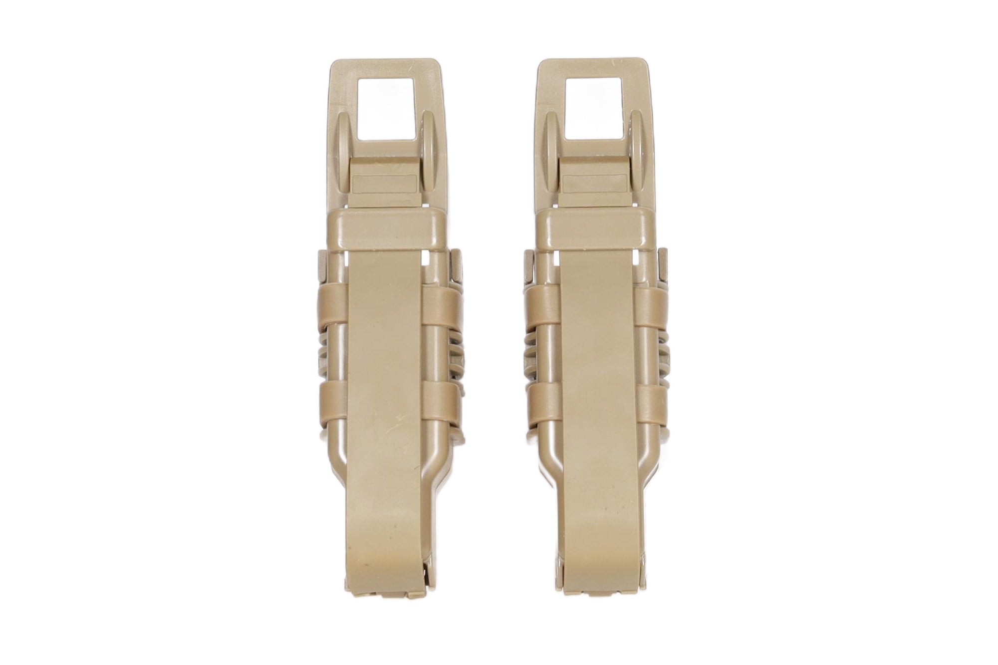 SaTac Open III XS Double Pistol Magazine Pouch Tan Durable Polymer No Flap For Instant Access