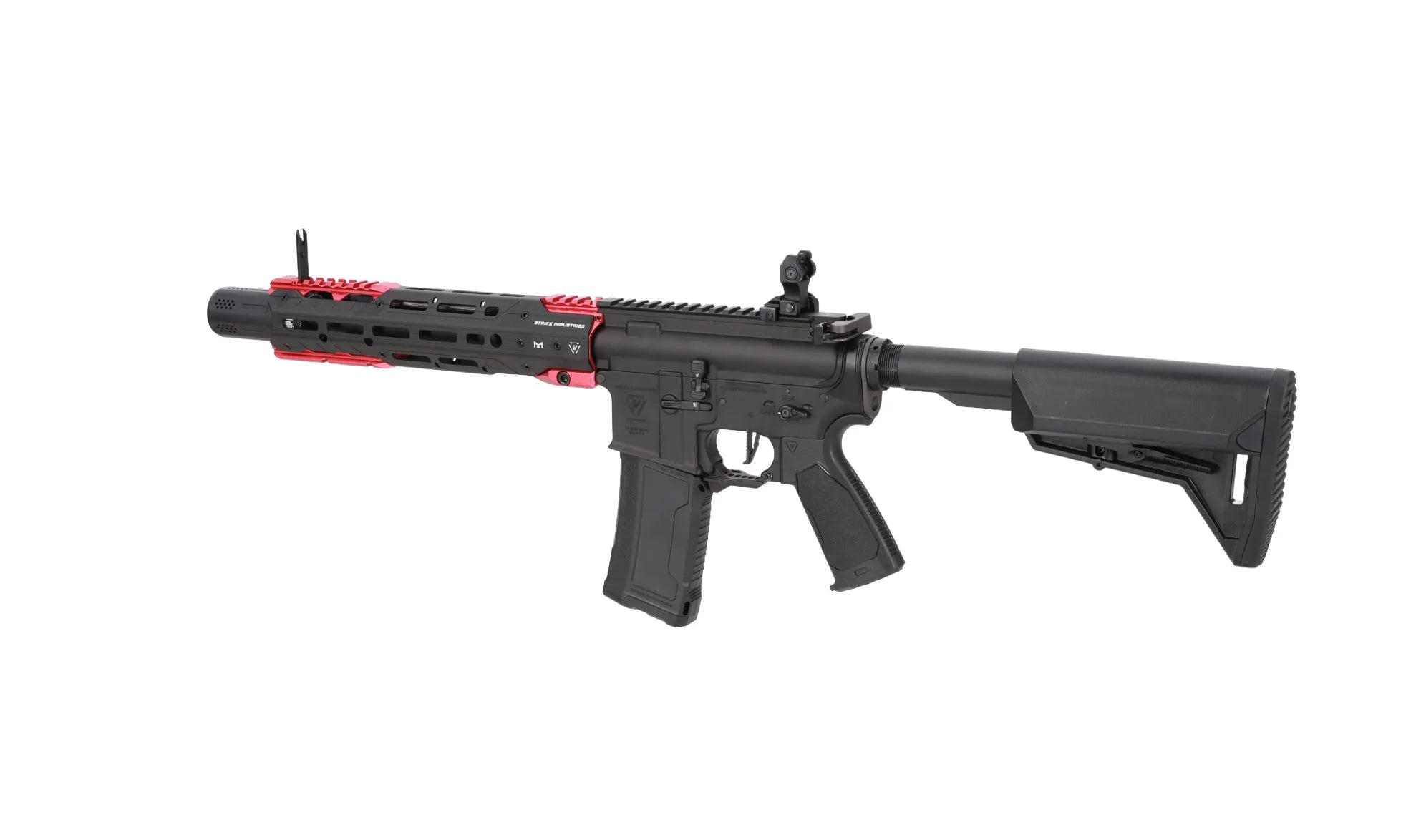 King Arms x Strike Industries Sentinel GRIDLOK® 11" Aster SE ETU Black and Red airsoft Carbine-8