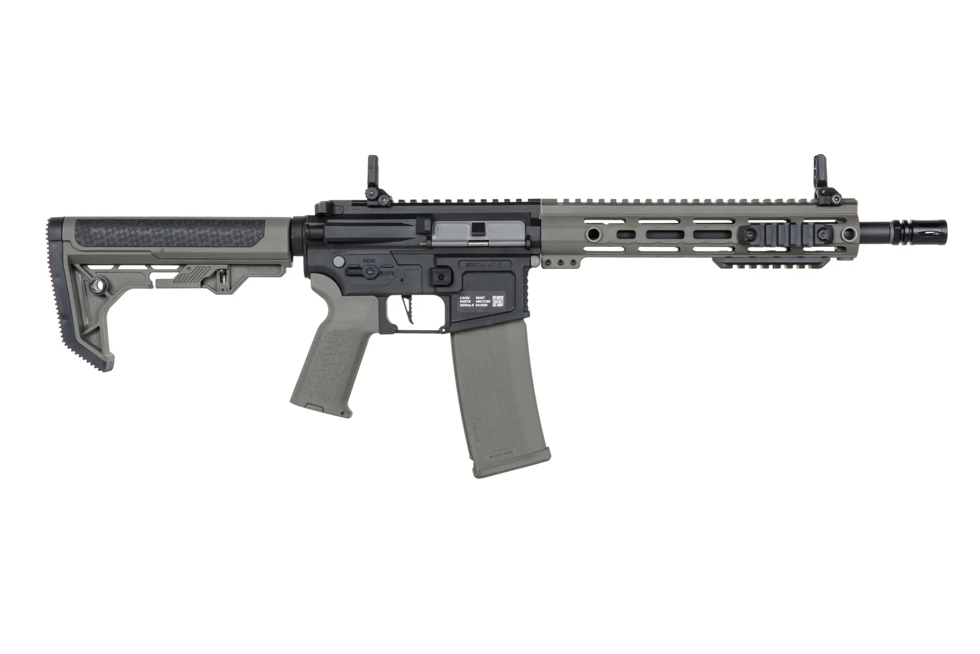 Specna Arms SA-F05-RL FLEX™ Light Ops Stock/ New Receiver HAL ETU™ Olive airsoft Carbine-6