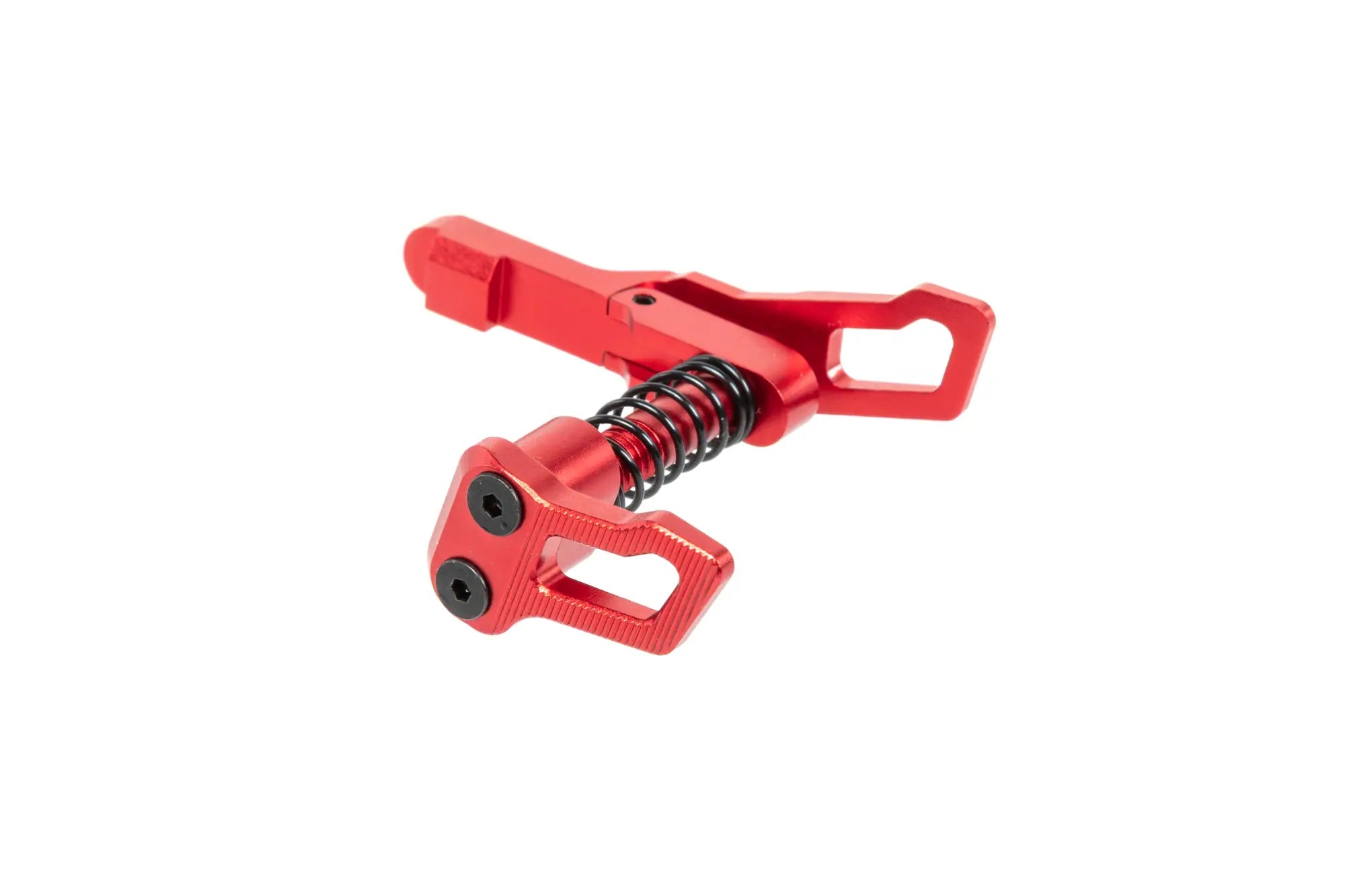 Aluminium Maxx Model Advanced Type B magazine release for MTW M4 replicas Red
