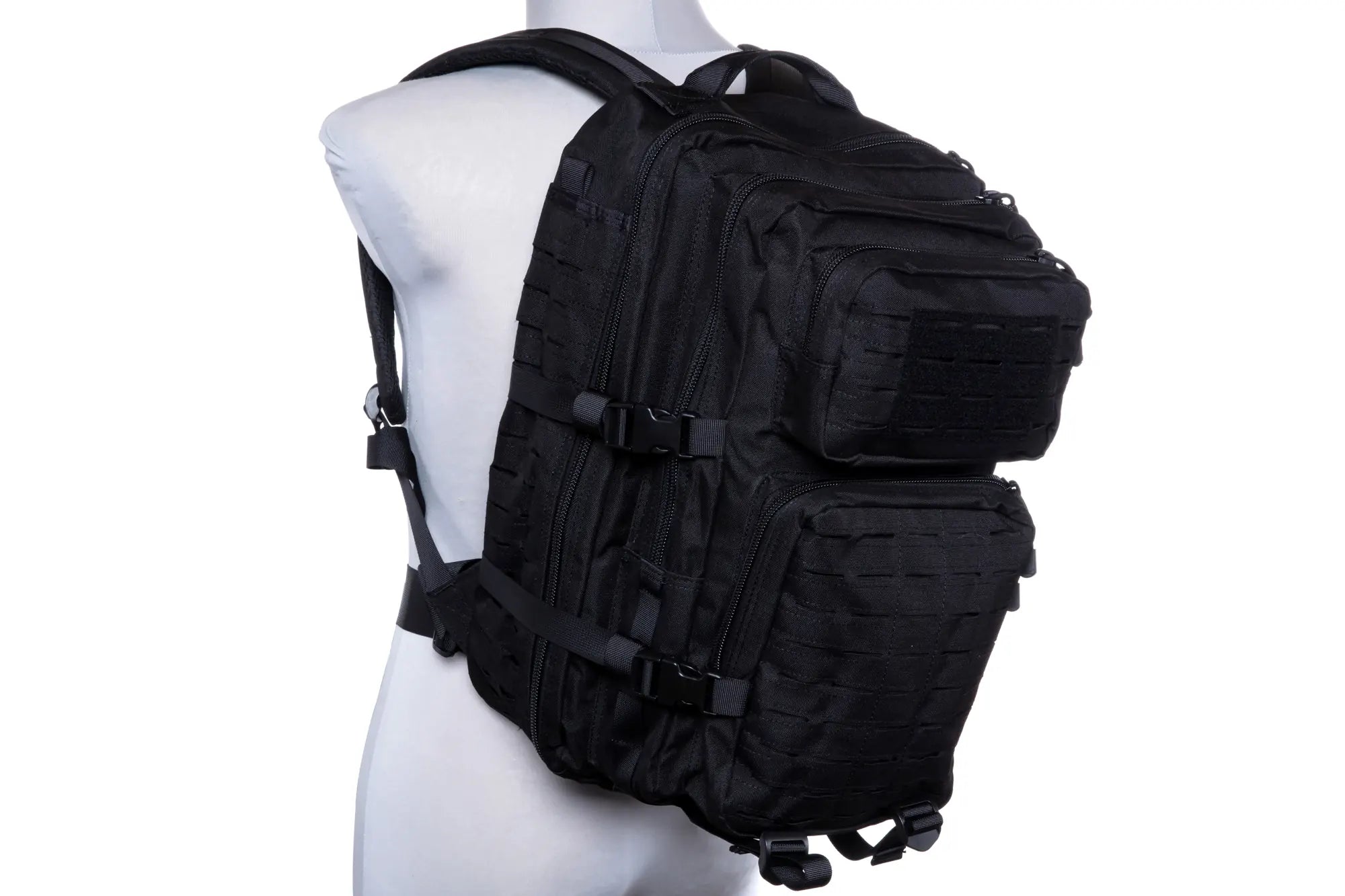 M-Tac Backpack Large Assault Pack Laser Cut Black-3