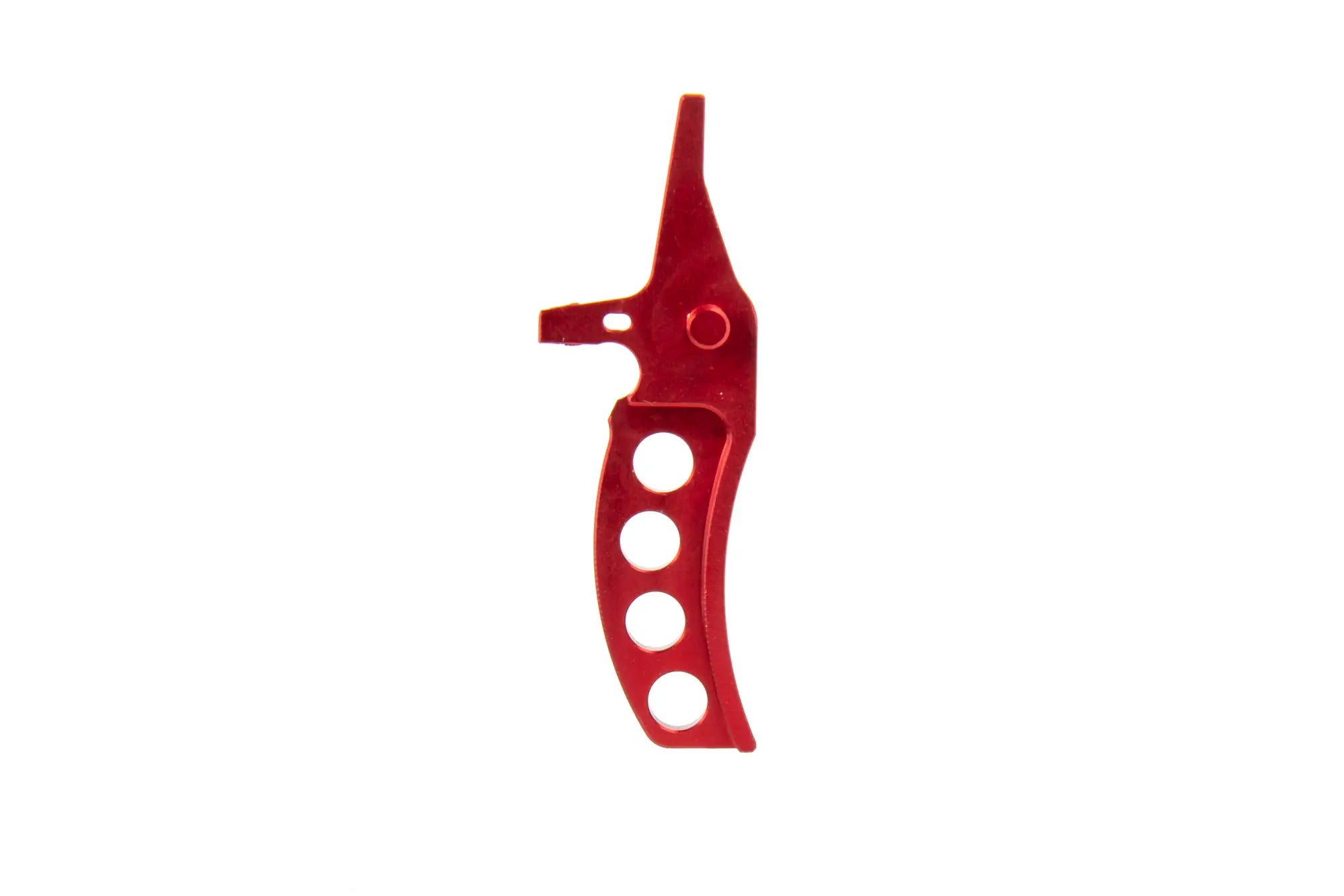 Aluminum CNC Jefftron Curved Trigger Red-1