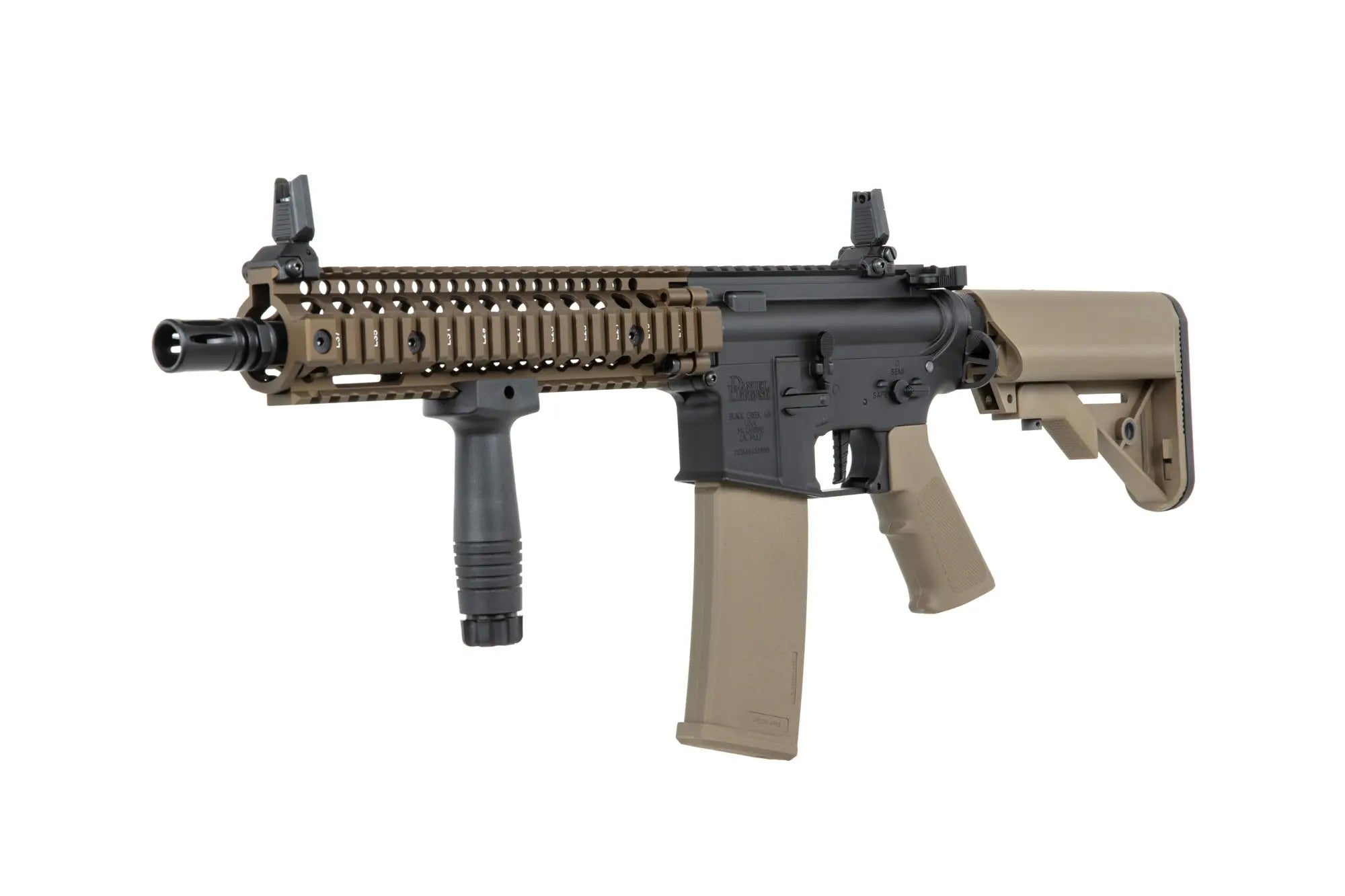 Specna Arms Daniel Defense® MK18 SA-P19 Prime™ HAL™ ETU airsoft carbine with Chaos Bronze brushless motor-9