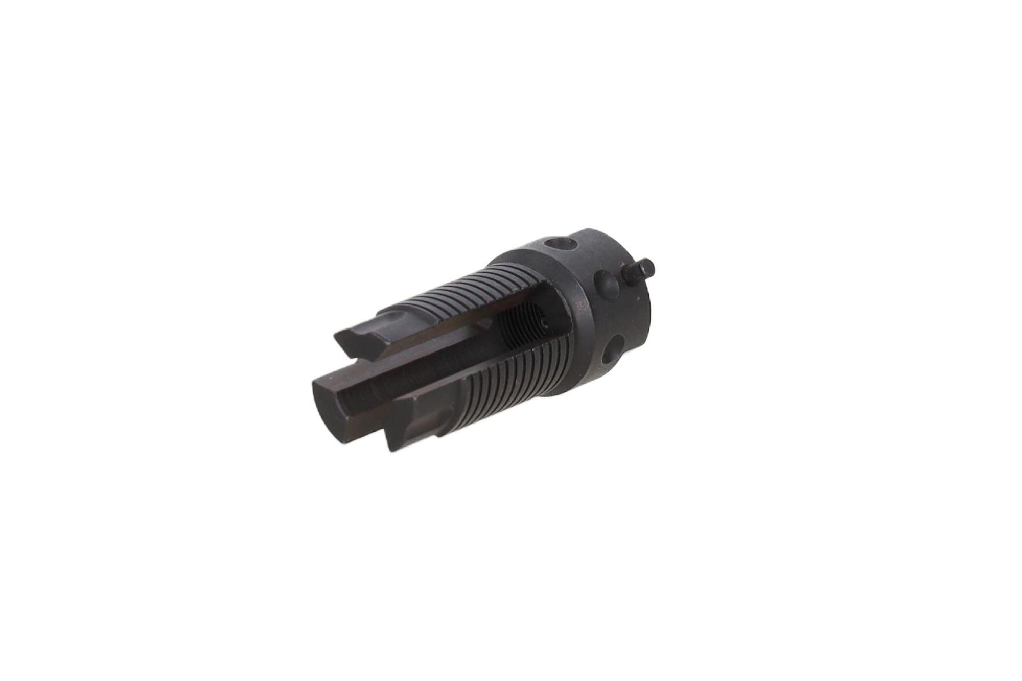 Specna Arms QD Compact Silencer with Flash Hider – Black-3