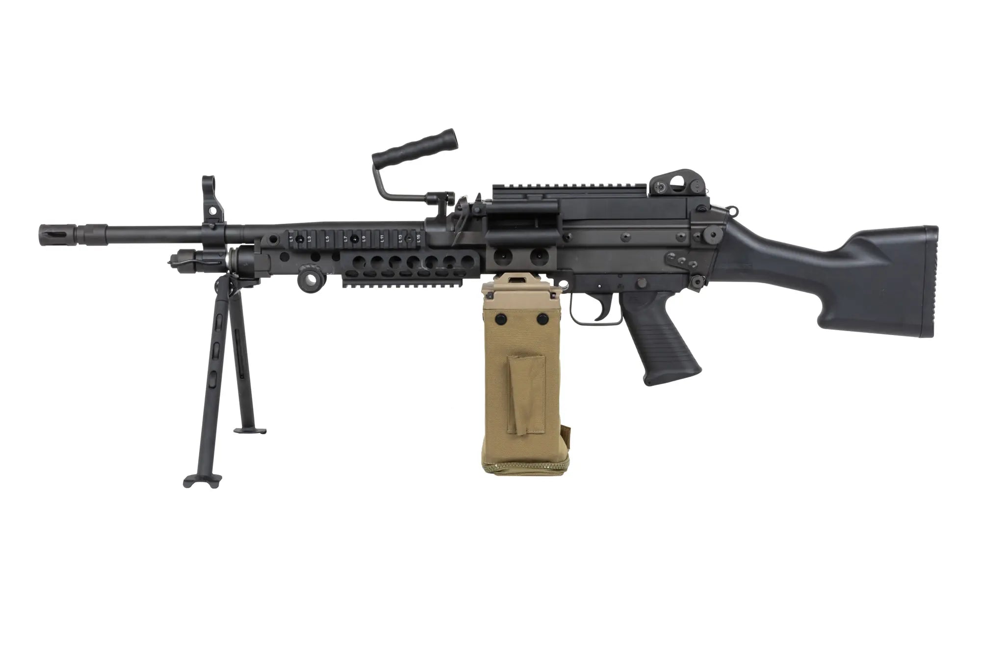 airsoft Vega Force Company MK48 MOD1 Premium Black Machine Gun-3