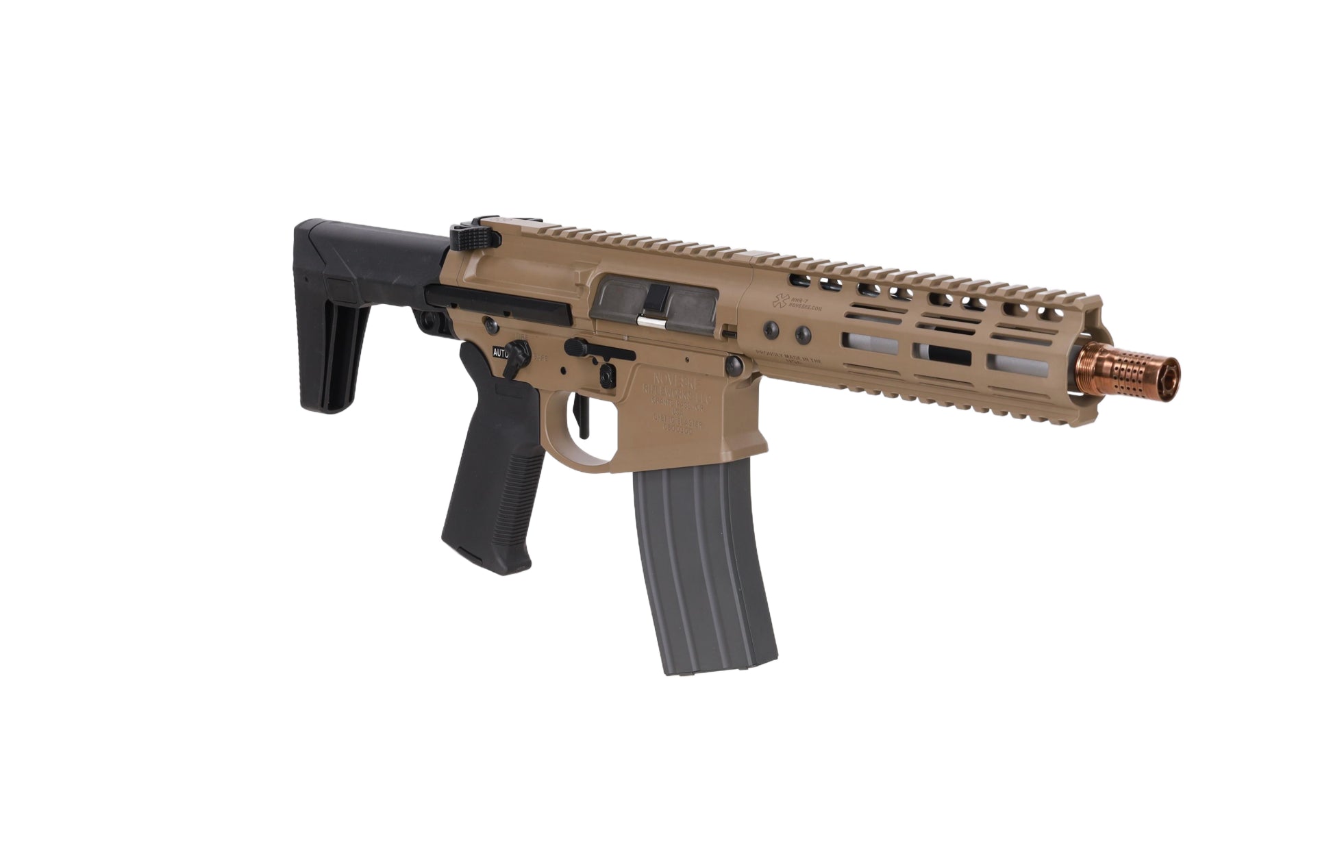 GBBR Noveske Ghetto Blaster NHR-7 7.94" MWS Gen.2 FDE