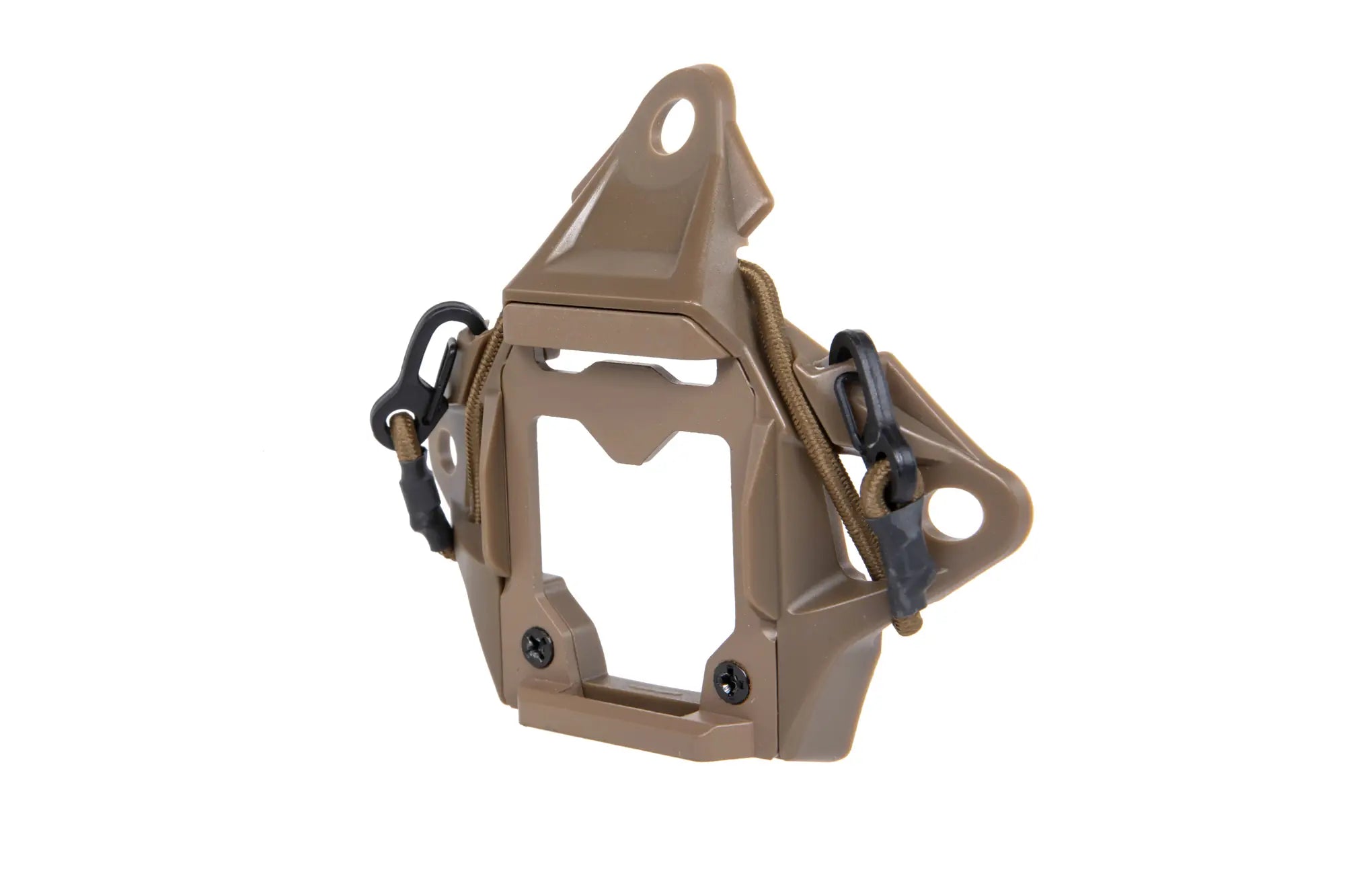 Mounting the Wosport FAST High Cut Tan night vision device-2