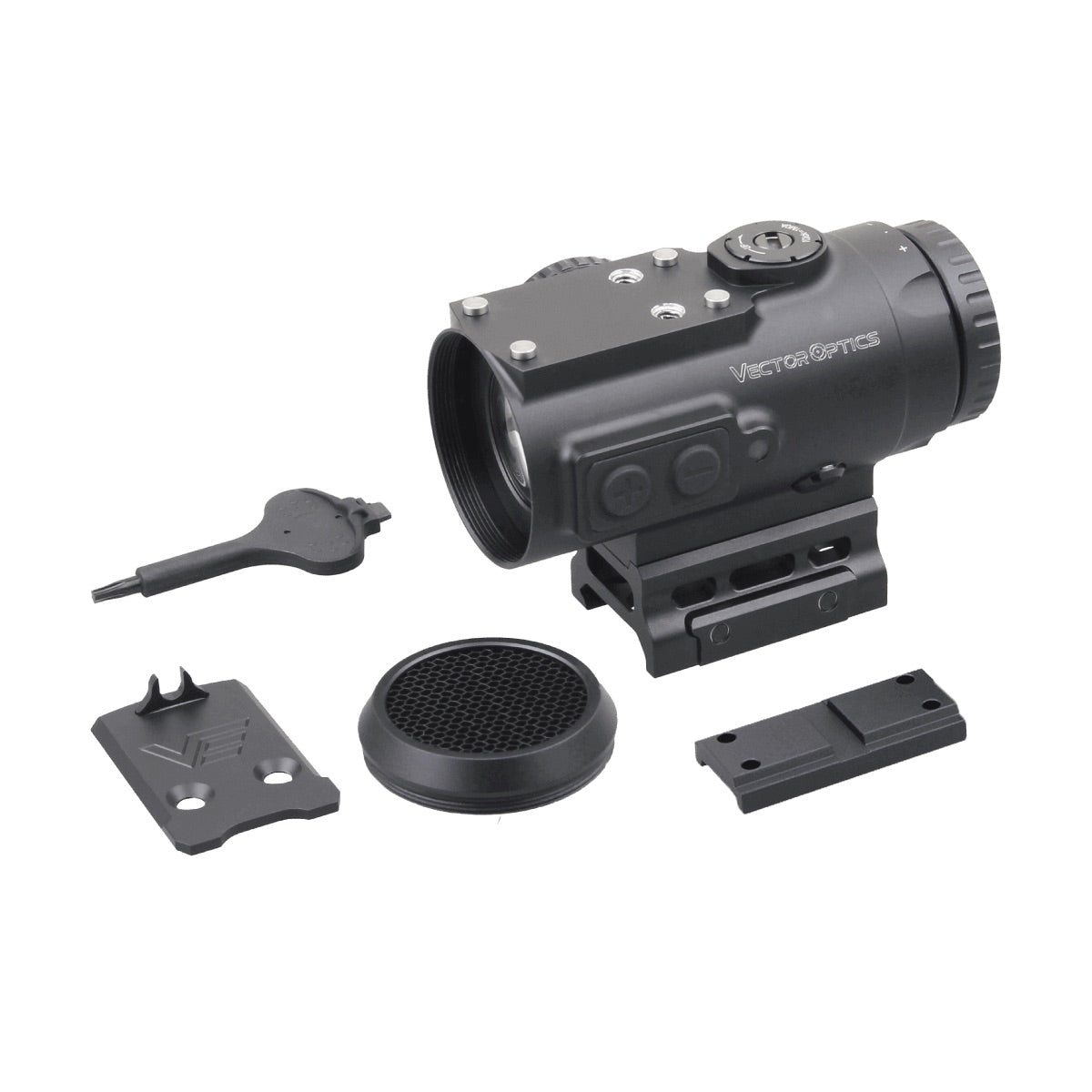 VO PARAGON 4×24 MINI Prism Scope with RUM(TM) HC Mount – Black