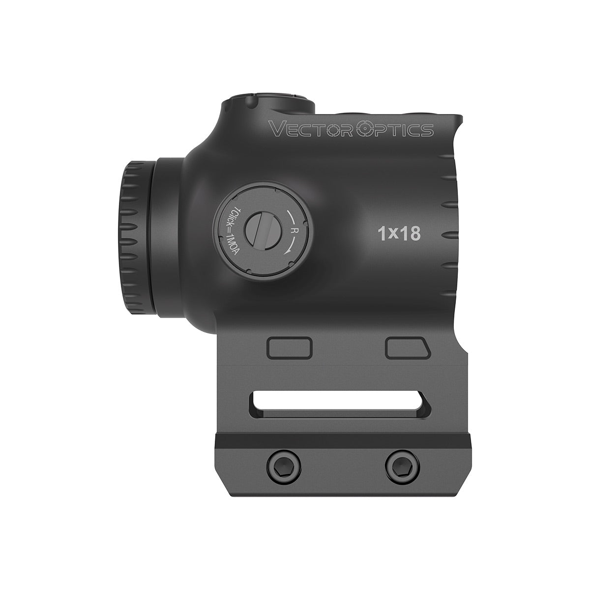 VO PARAGON 1×18 MINI Prism Sight with RUM(TM) HC Mount – Black