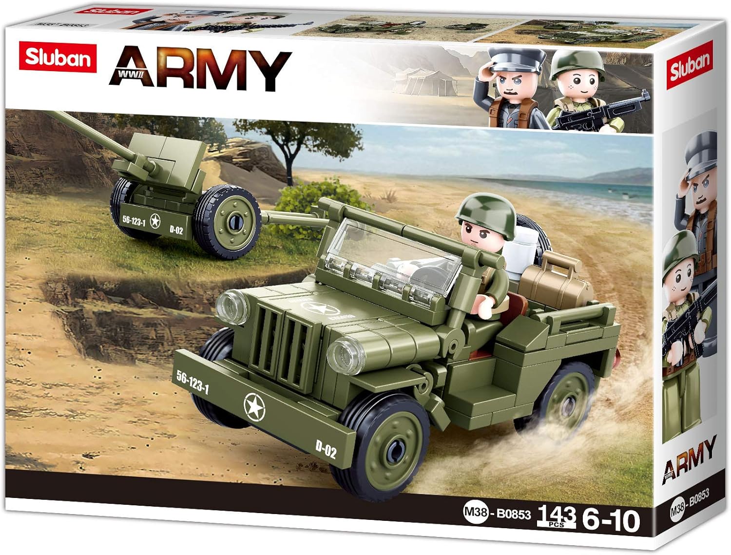 WWII US Willys Jeep - B0853