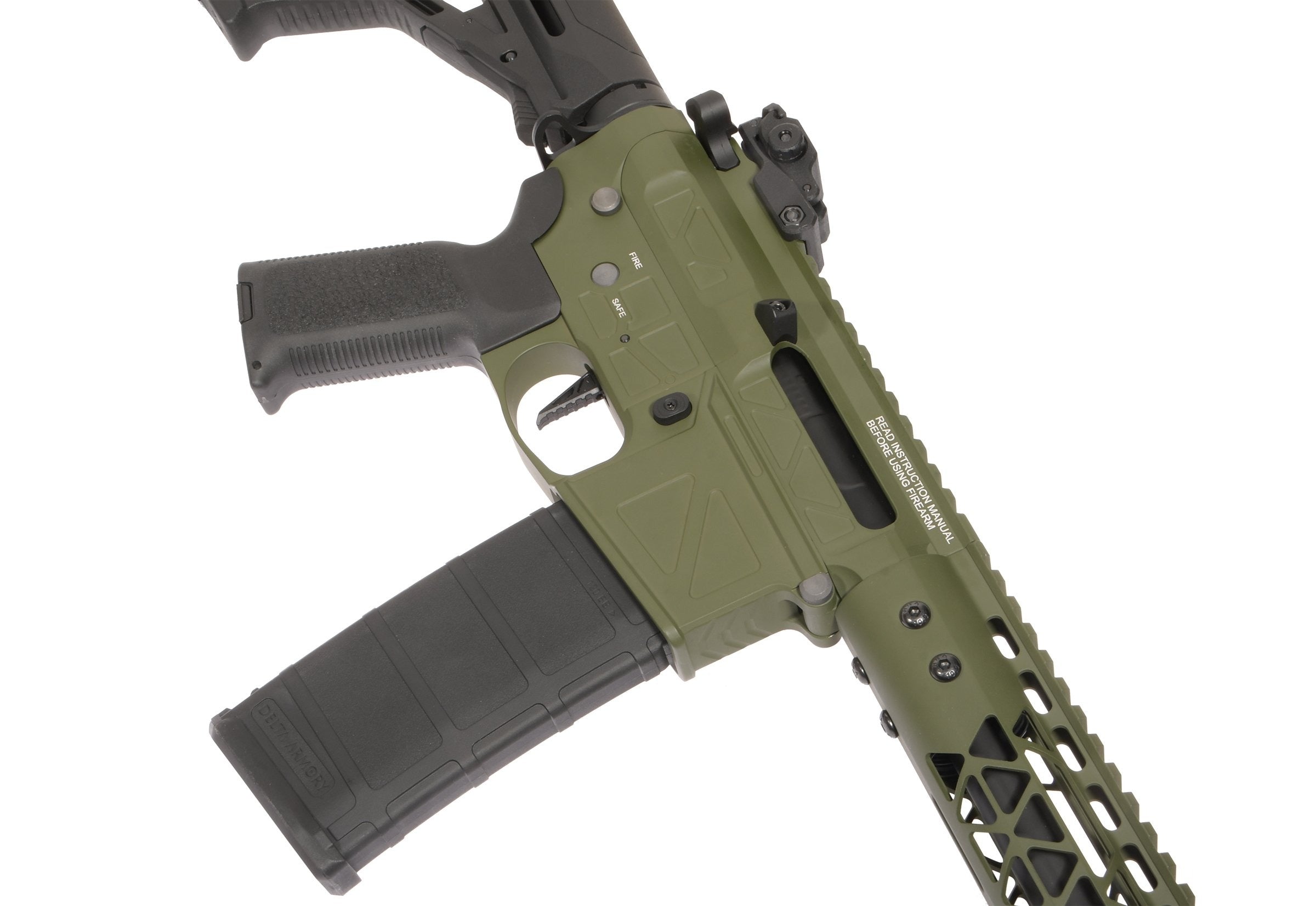Delta Armory GP FREYA R15 Skeleton M-LOK 13" Gen2 – Green