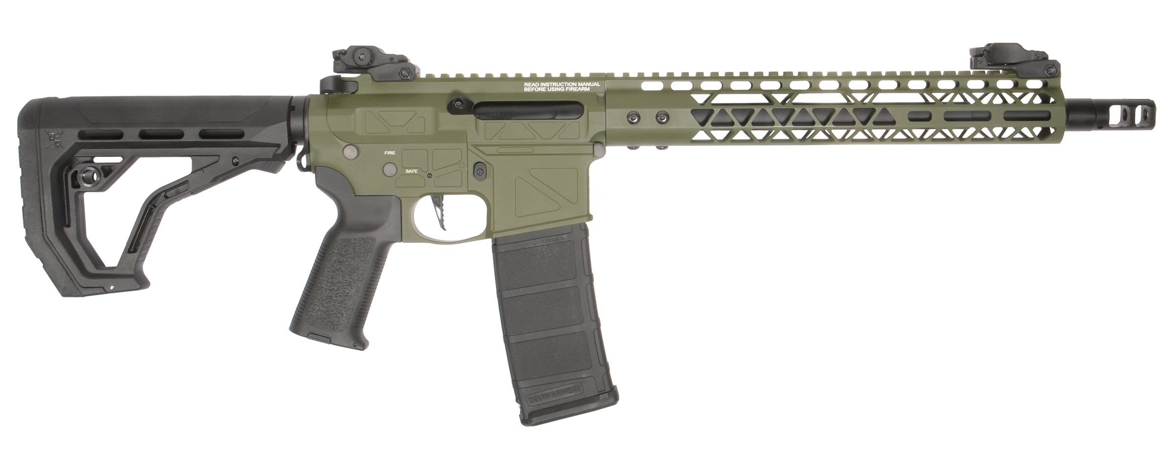 Delta Armory GP FREYA R15 Skeleton M-LOK 13" Gen2 – Green