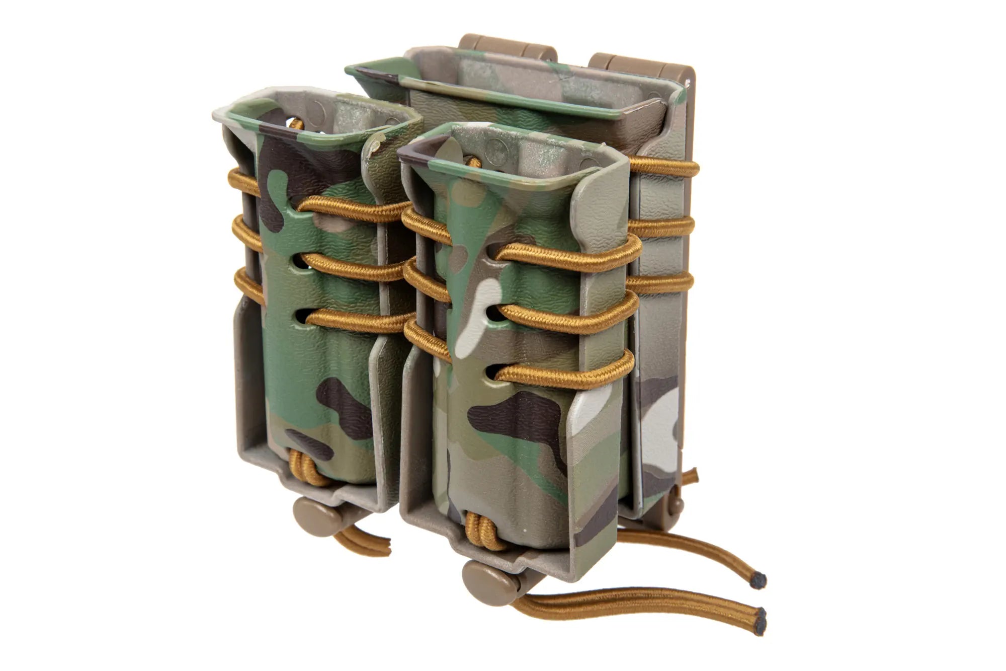 Carrier for 2 9mm magazines and an M4/M16 magazine Wosport Urban Assault Quick Pull Multicam-1