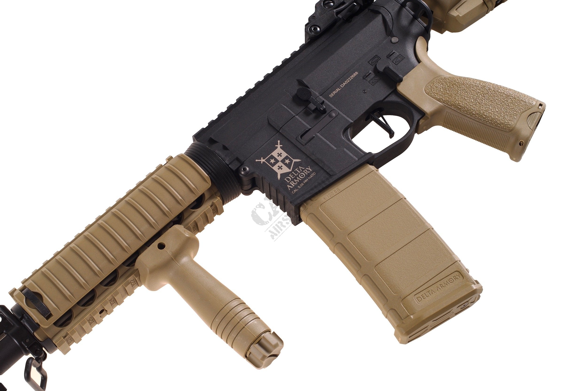 Delta Armory M4 / AR15 CQB-R CHARLIE – Black / Tan