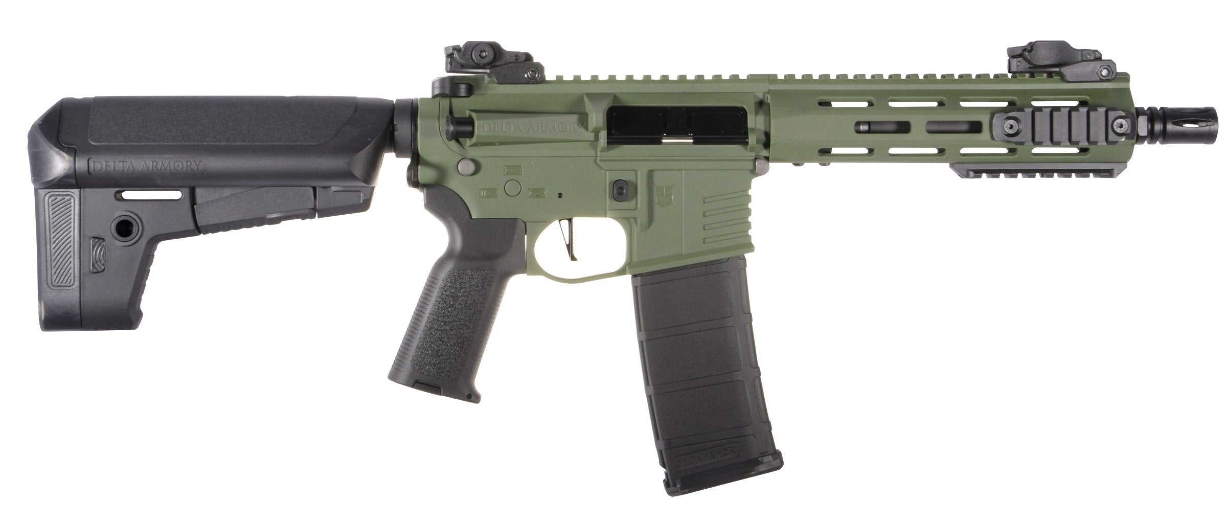 Delta Armory M4 / AR15 M-LOK 8" CHARLIE – Green