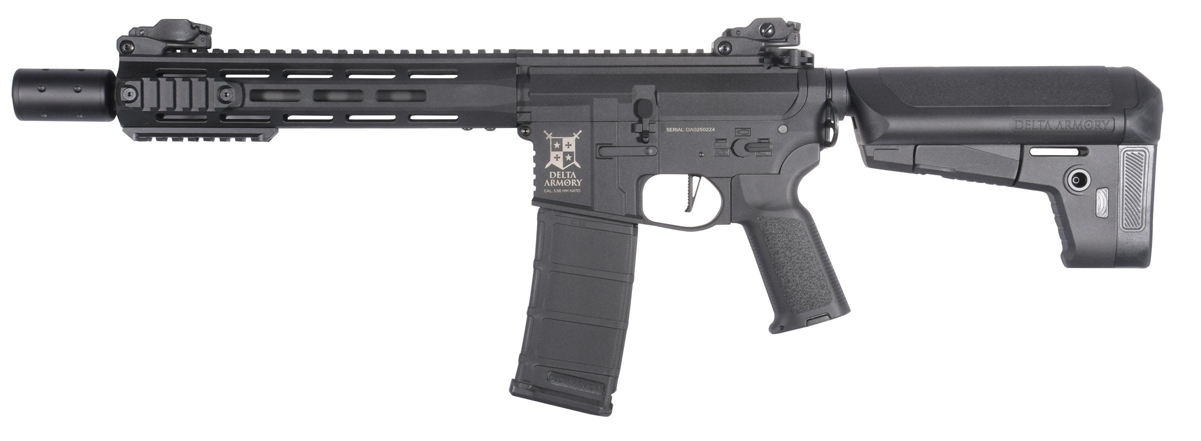 Delta Armory M4 / AR15 M-LOK SilentOps 10" CHARLIE – Black