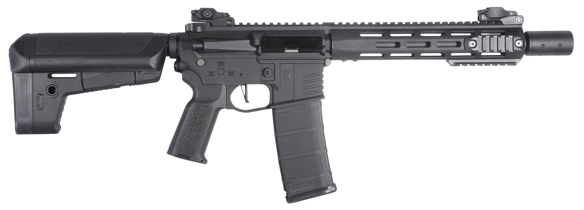 Delta Armory M4 / AR15 M-LOK SilentOps 10" CHARLIE – Black